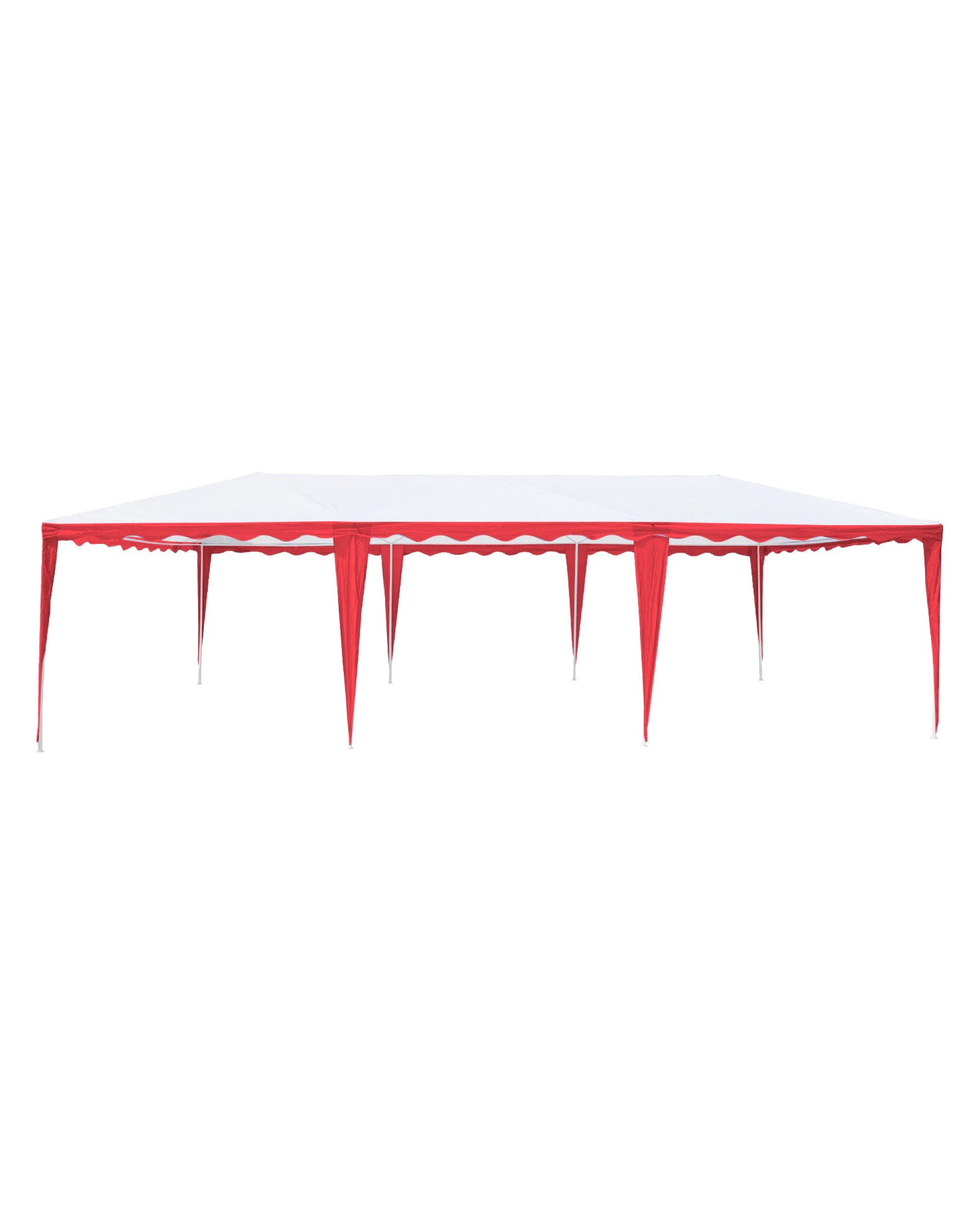5 Wallaro Large 4m x8m Gazebo Party Wedding Tent Outdoor Event Marquee - Red, 5 of 6
