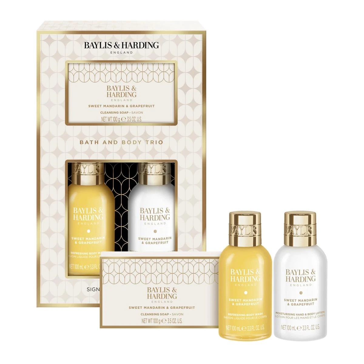 2 Baylis & Harding Signature Collection Bath and Body Trio - Sweet Mandarin and Grapefruit, 2 of 4