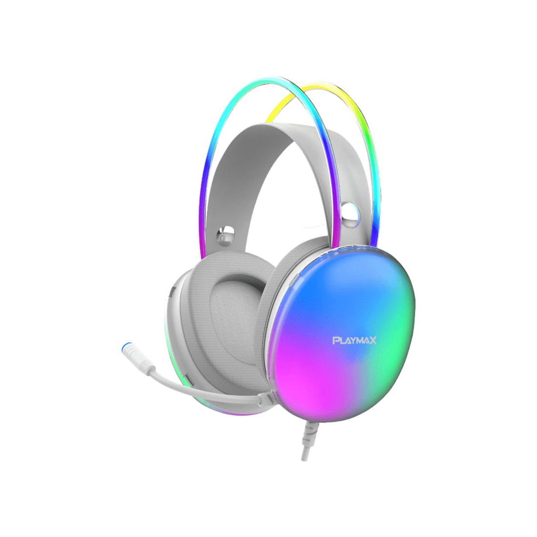 2 Playmax Aurora Universal RGB Gaming Headset, 2 of 4