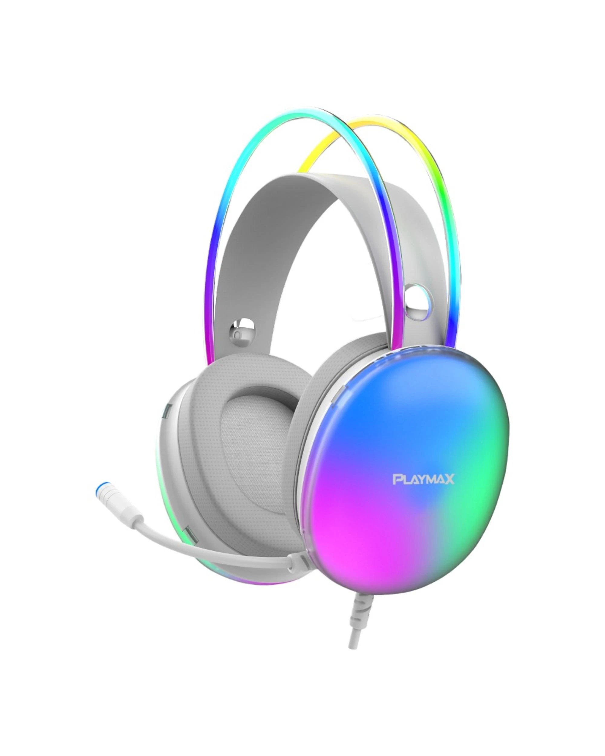 2 Playmax Aurora Universal RGB Gaming Headset, 2 of 4