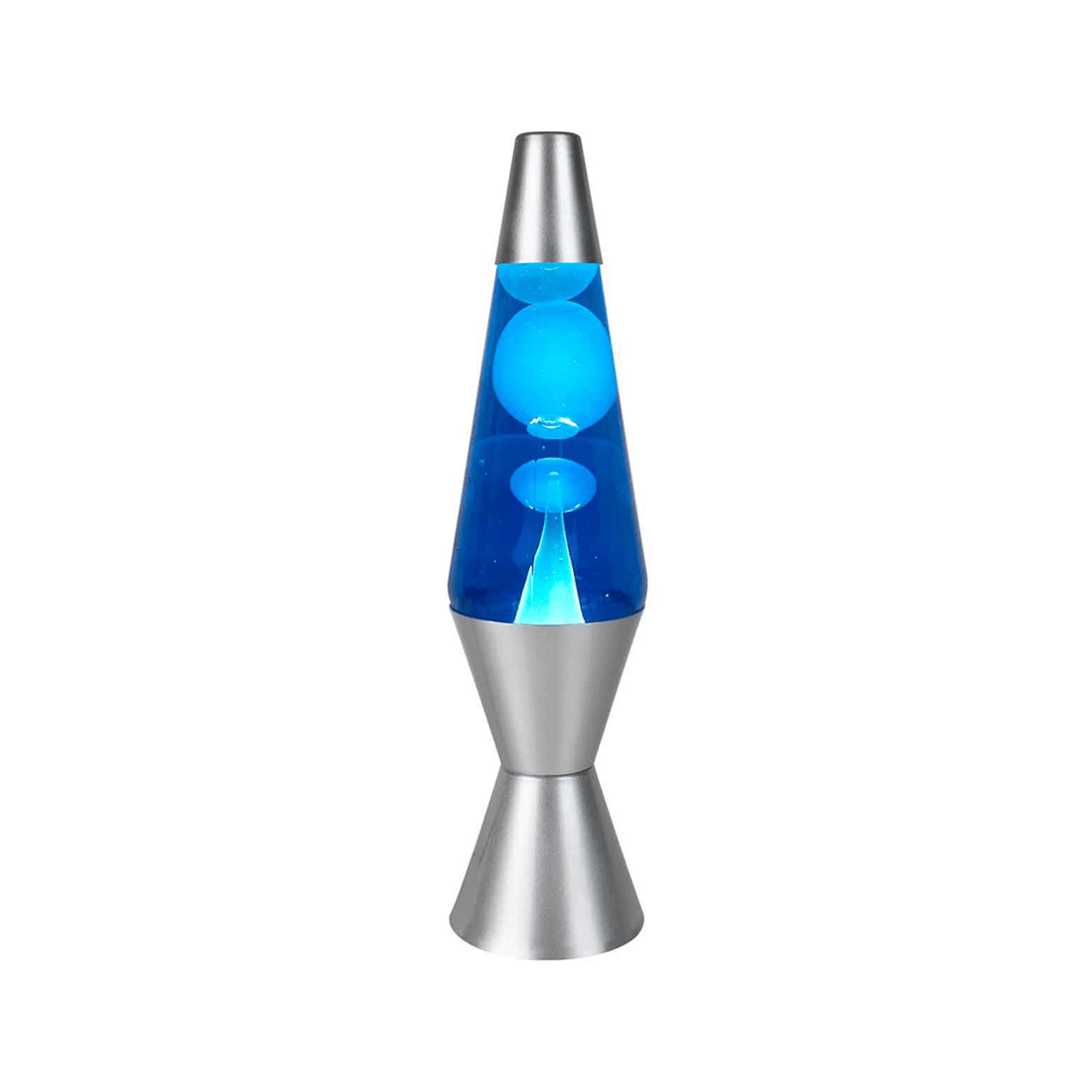 2 Blue White Wax Liquid Lava Lamp Retro Style Desk/bedside Light Home Decor 37cm
 - Blue, 2 of 3