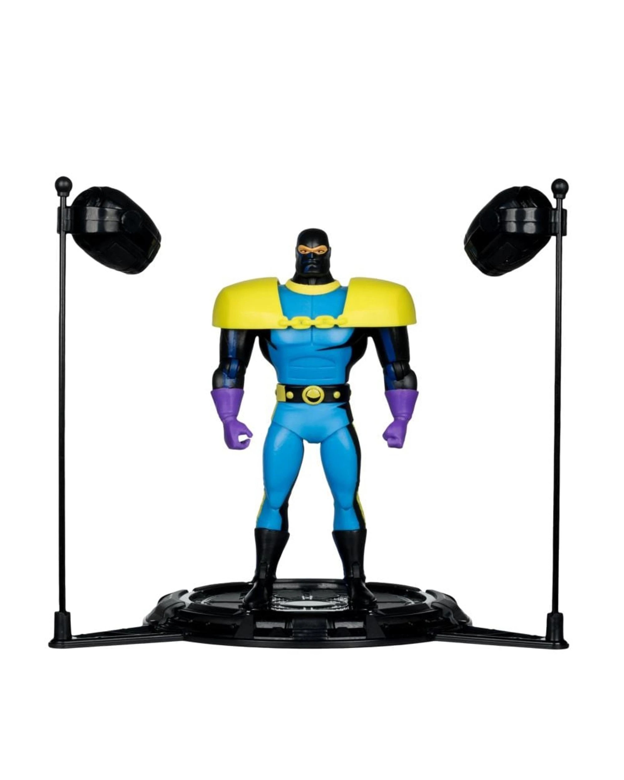 2 DC Multiverse Gold Label Batman the Animated Series Black Light Edition Lock-Up 6 inch Action Figure, 2 of 10