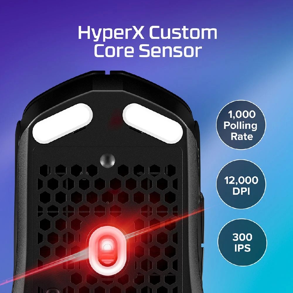 9 HyperX Pulsefire Haste 2 Core Wireless Gaming Mouse Black, 9 of 10