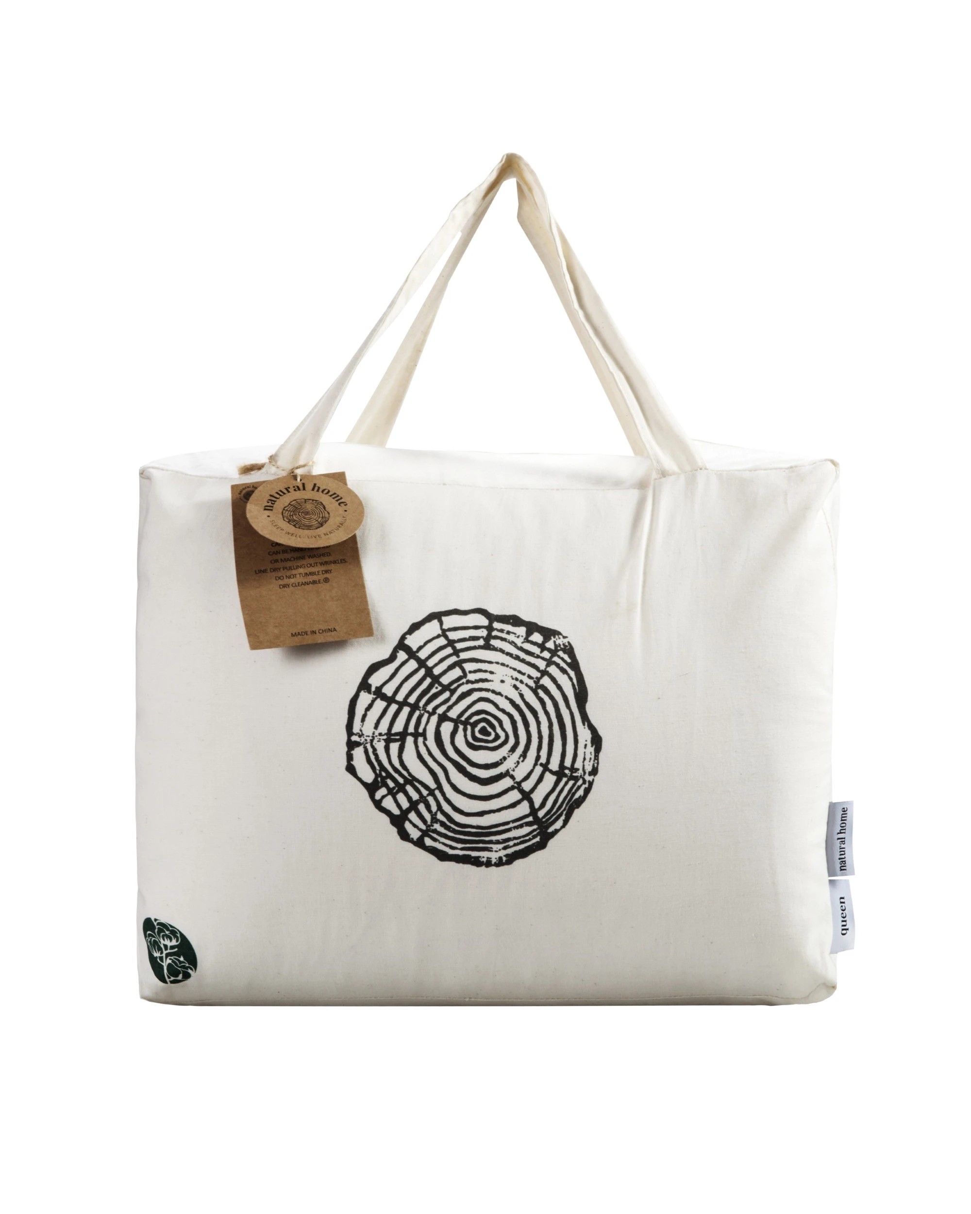 8 Natural Home Organic Cotton Cover Quilted Mattress Protector - King Bed - White, 8 of 8