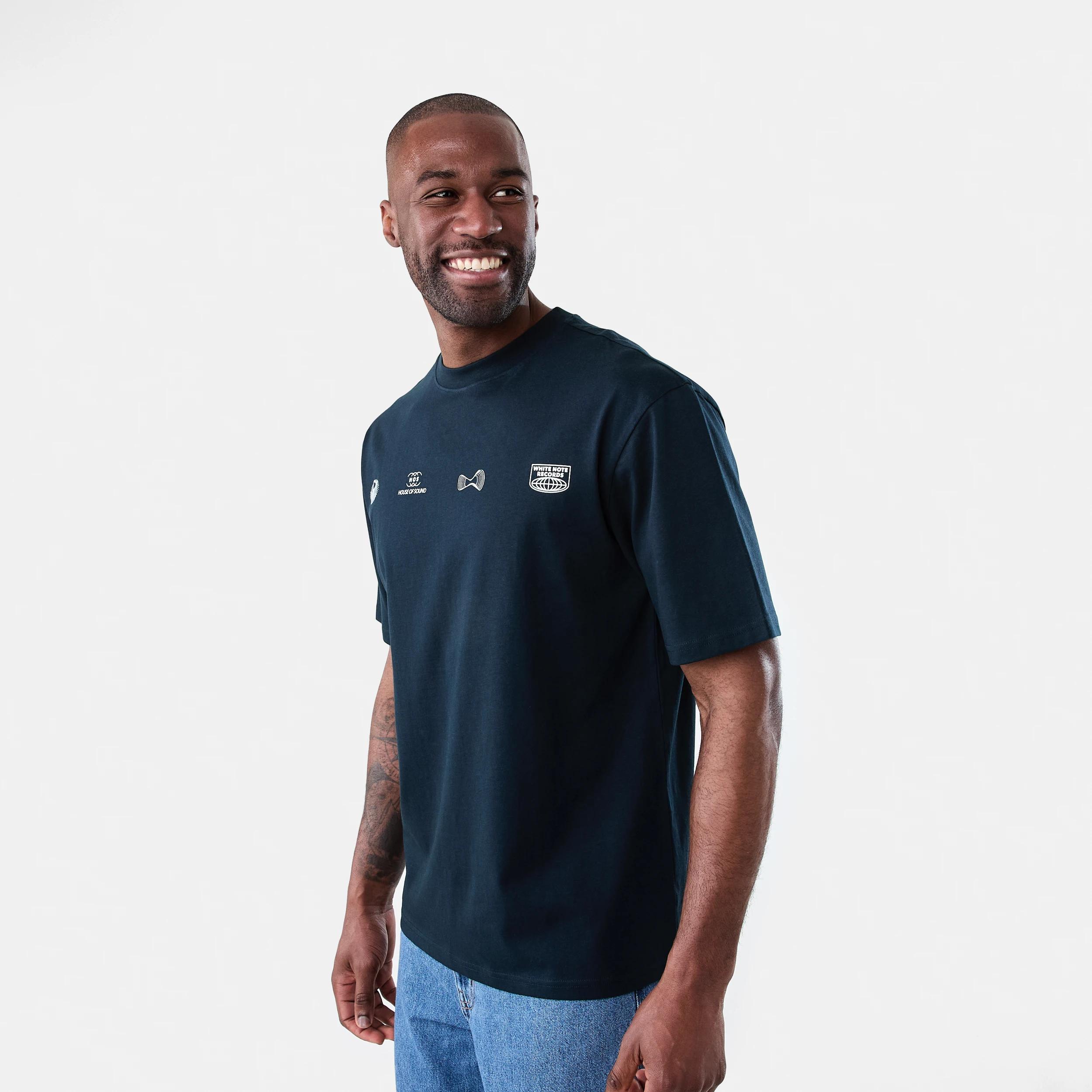 2 Oversized Print T-shirt Sky Cptn, 2 of 5