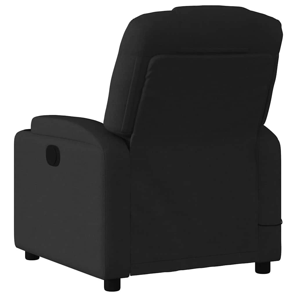 6 vidaXL massage recliner chair Adjustable Footrests - Black, 6 of 9
