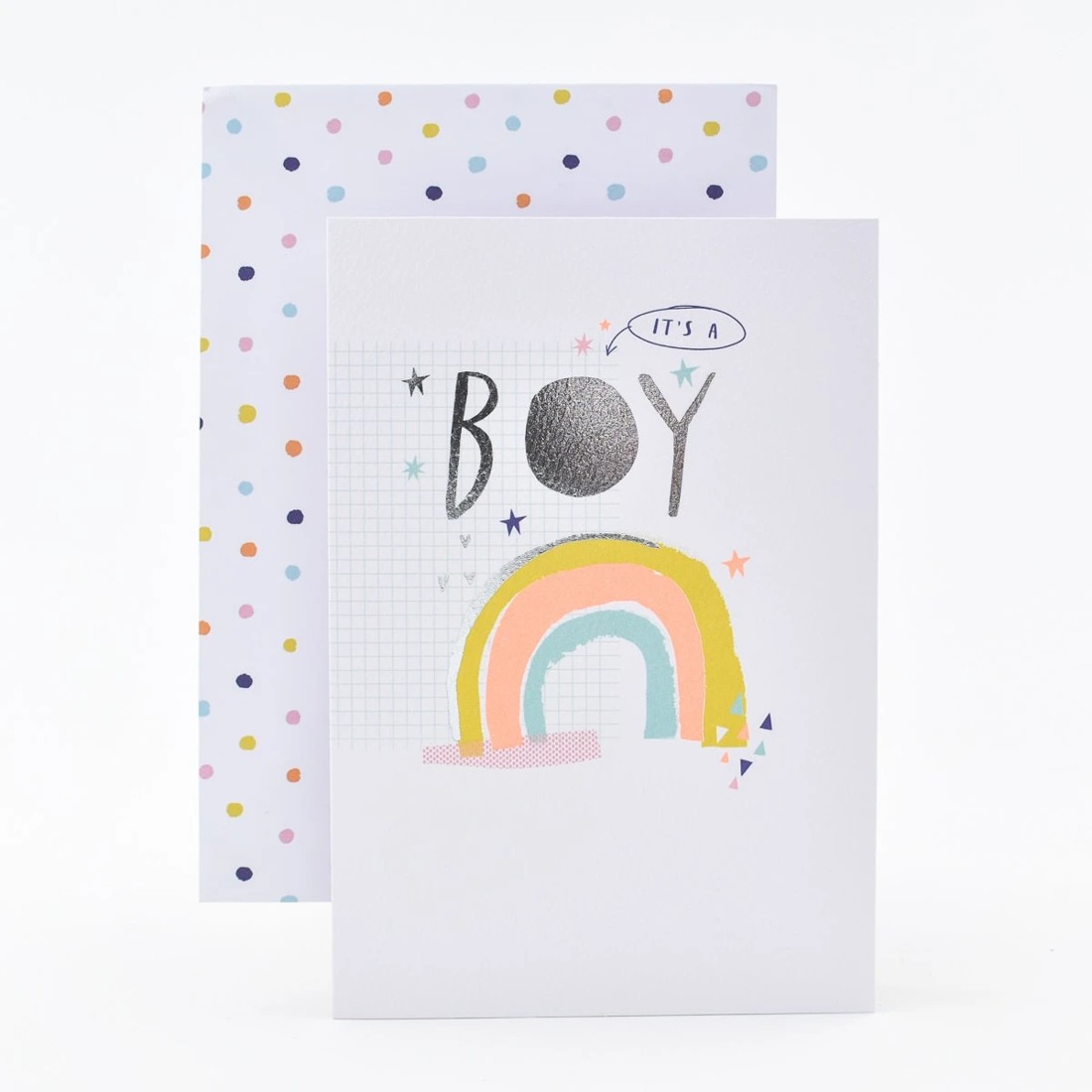 2 Hallmark New Baby Boy Card - Rainbow, 2 of 3