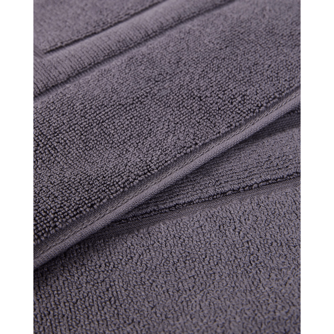 2 Grandeur Australian Cotton Bath Mat - Grey, 2 of 2