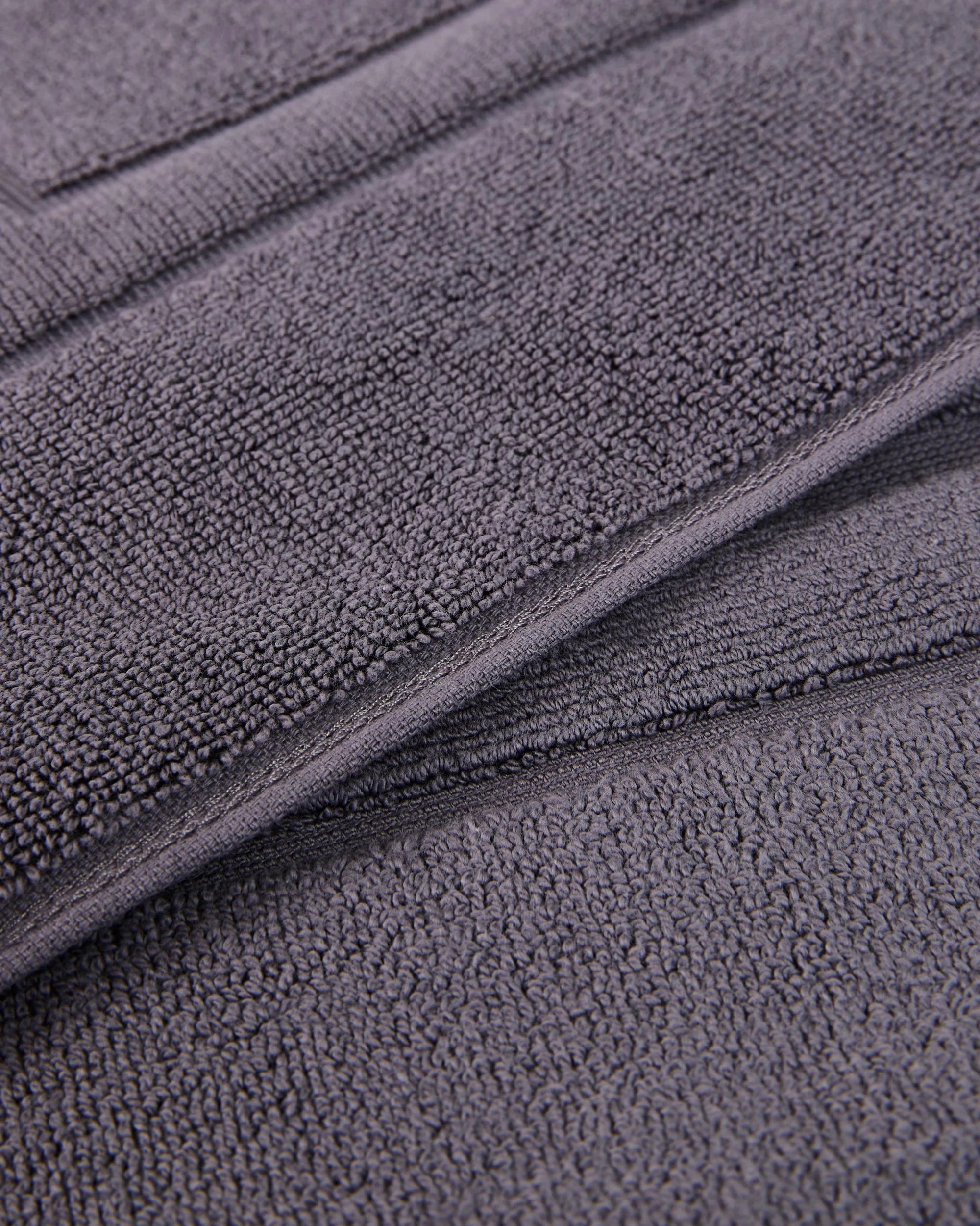 2 Grandeur Australian Cotton Bath Mat - Grey, 2 of 2