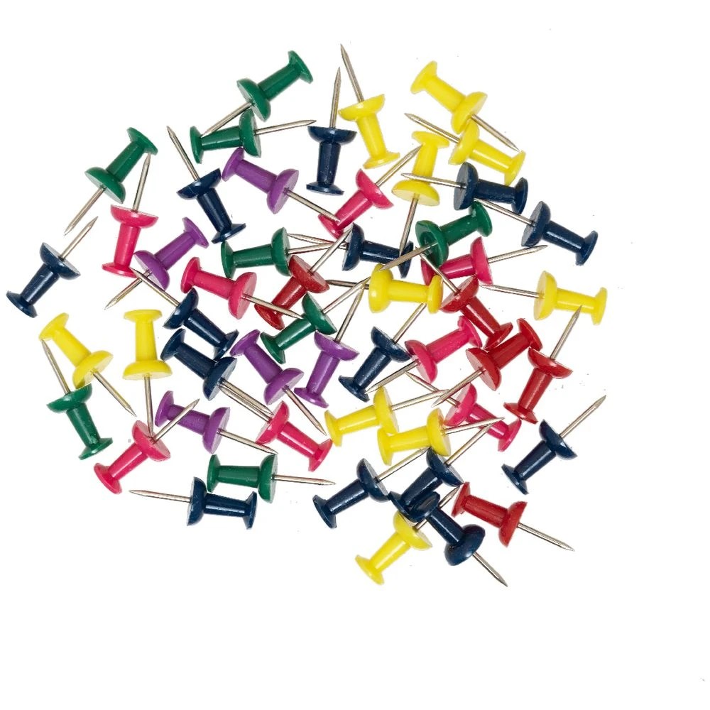 5 J.Burrows Push Pins Assorted 50 Pack, 5 of 6