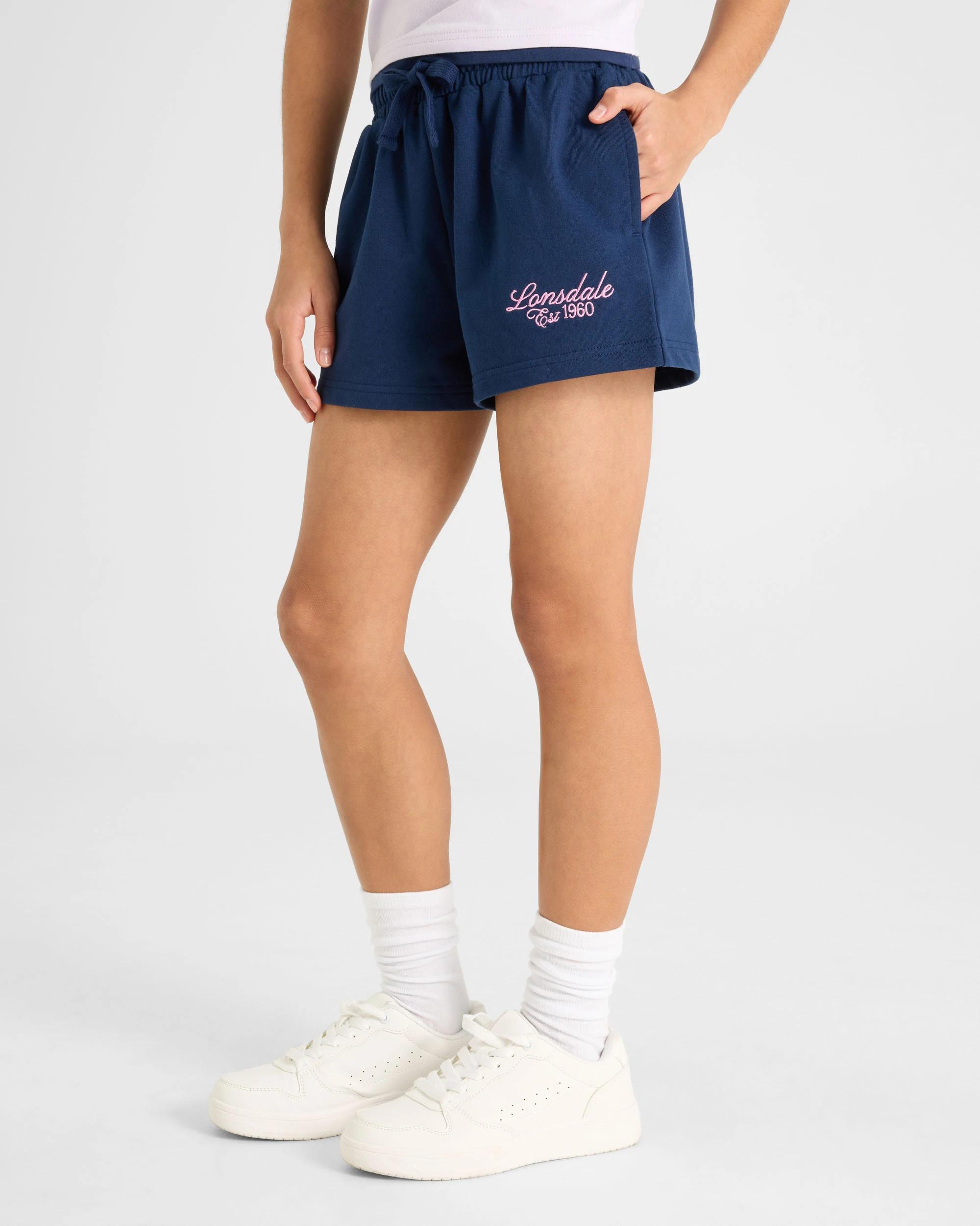 4 Lonsdale London French Terry Shorts NAVY, 4 of 5
