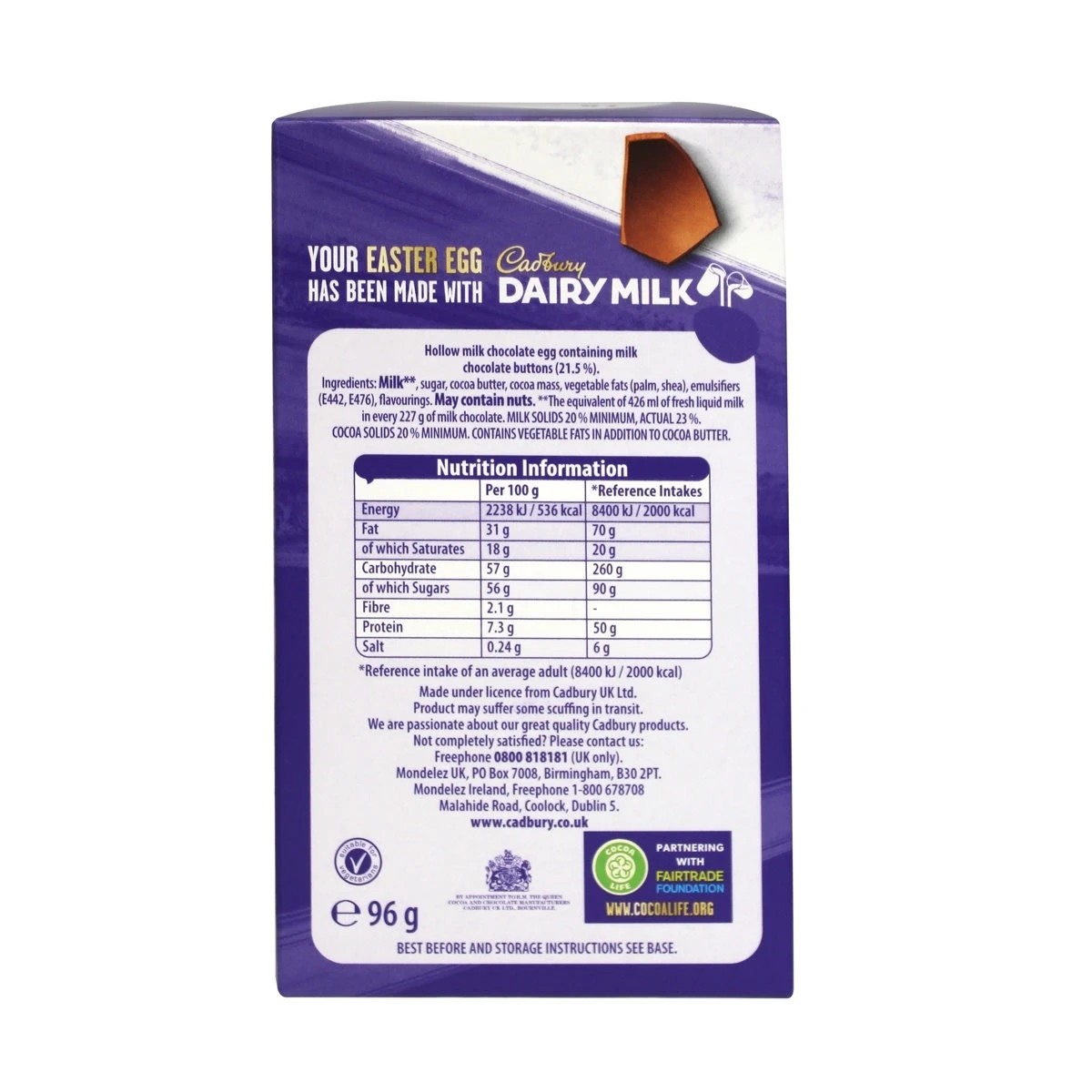 2 Cadbury Dairy Milk Buttons 96g, 2 of 3