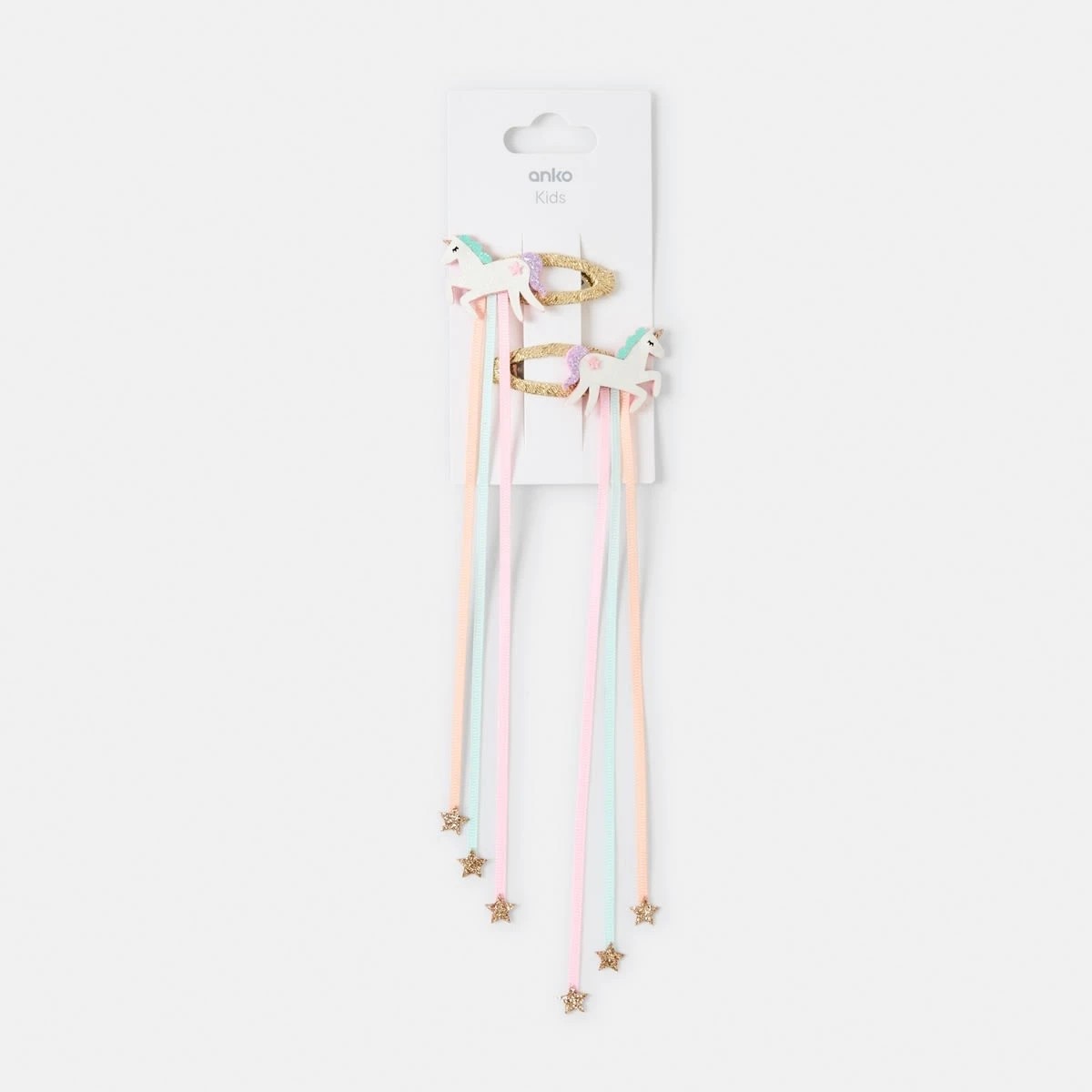 3 2 Pack Unicorn Hair Clips, 3 of 3