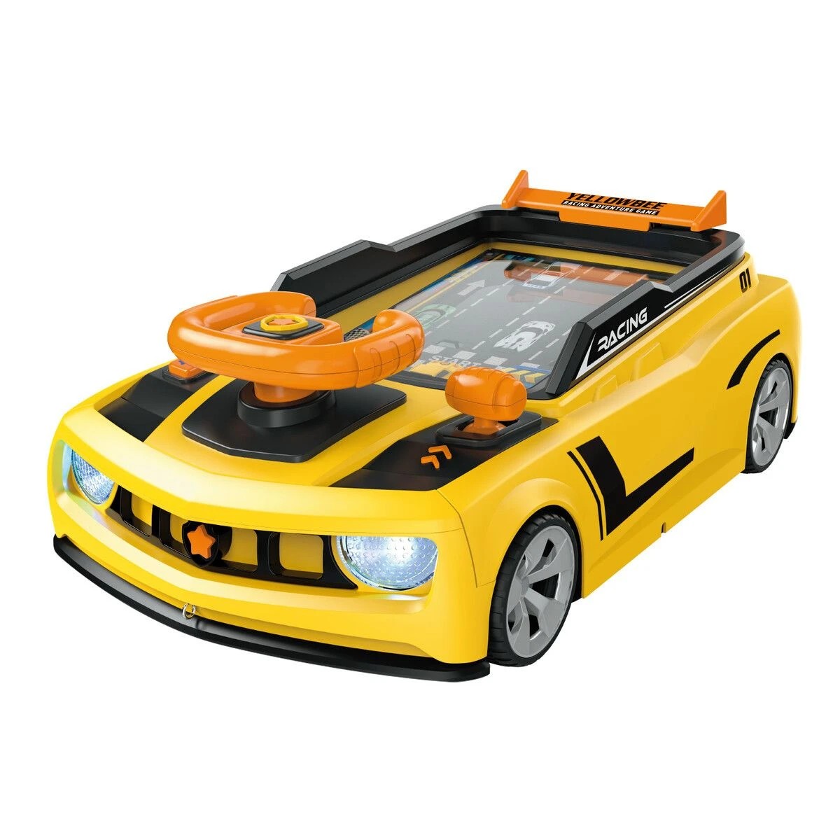 2 AUSWAY Kids Toy Car Driving Racing Game Steering Wheel, 2 of 2