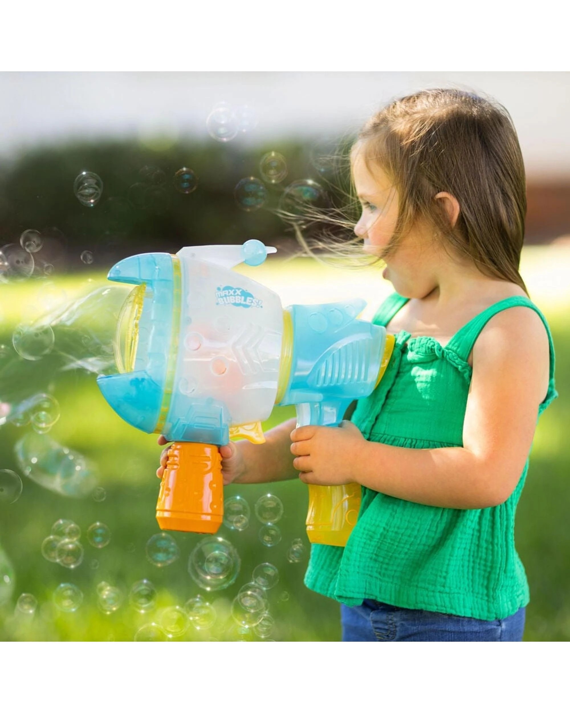 4 Maxx Bubbles Handheld Translucent Bubble Bazooka, 4 of 4