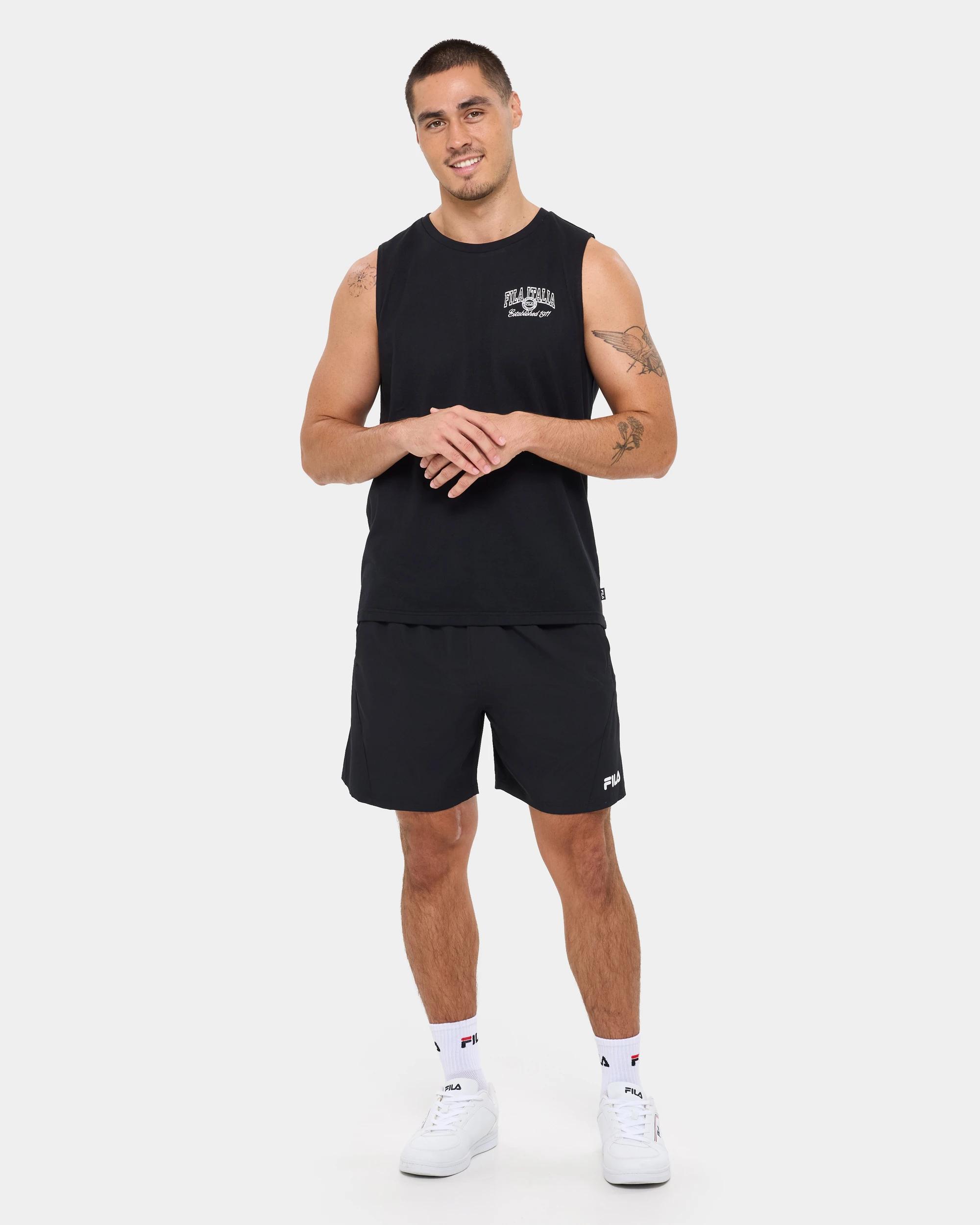 2 Fila Piero Graphic Tank Top PIERO BLACK, 2 of 7