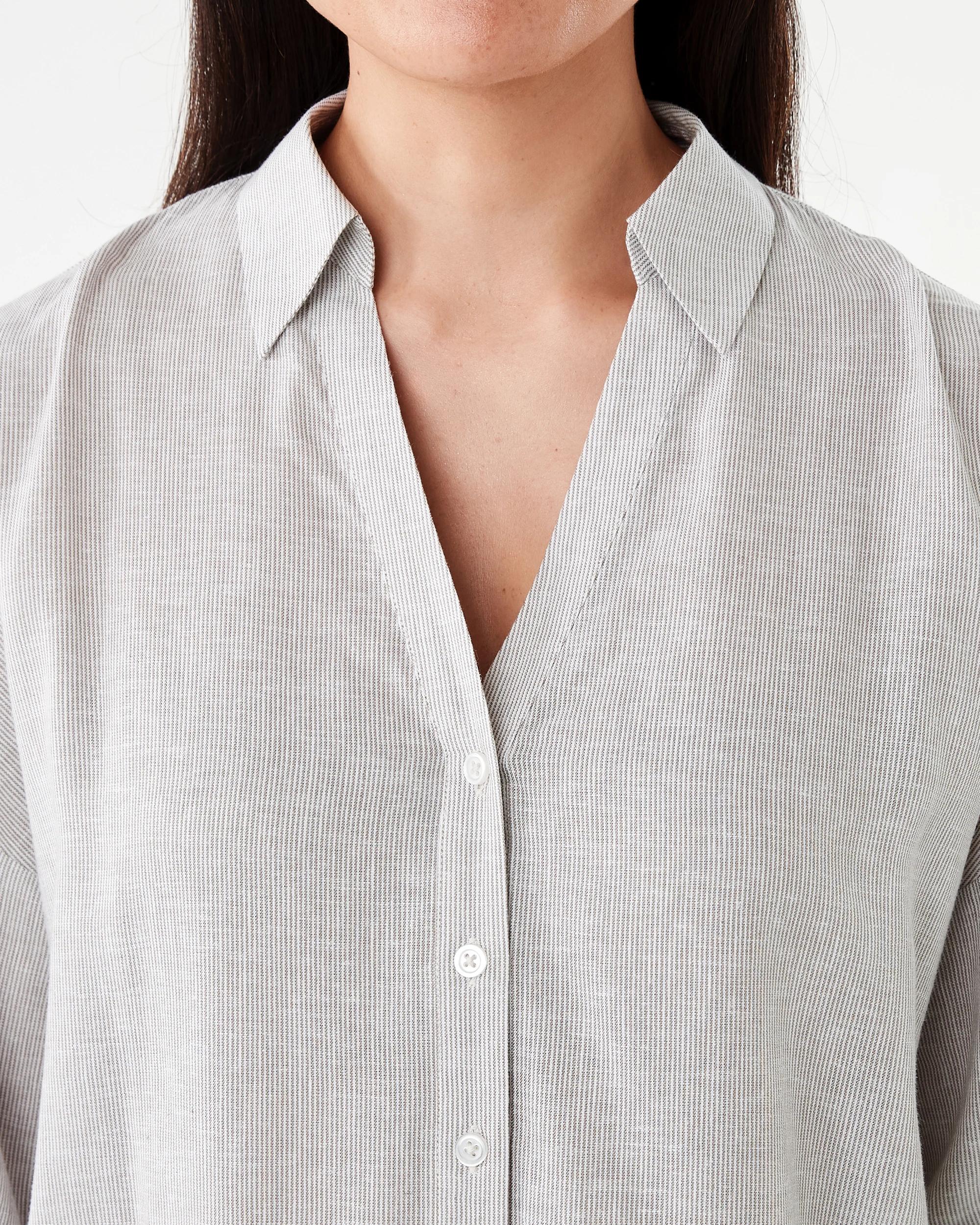 5 Long Sleeve V-Neck Dolman Shirt Dune B, 5 of 8