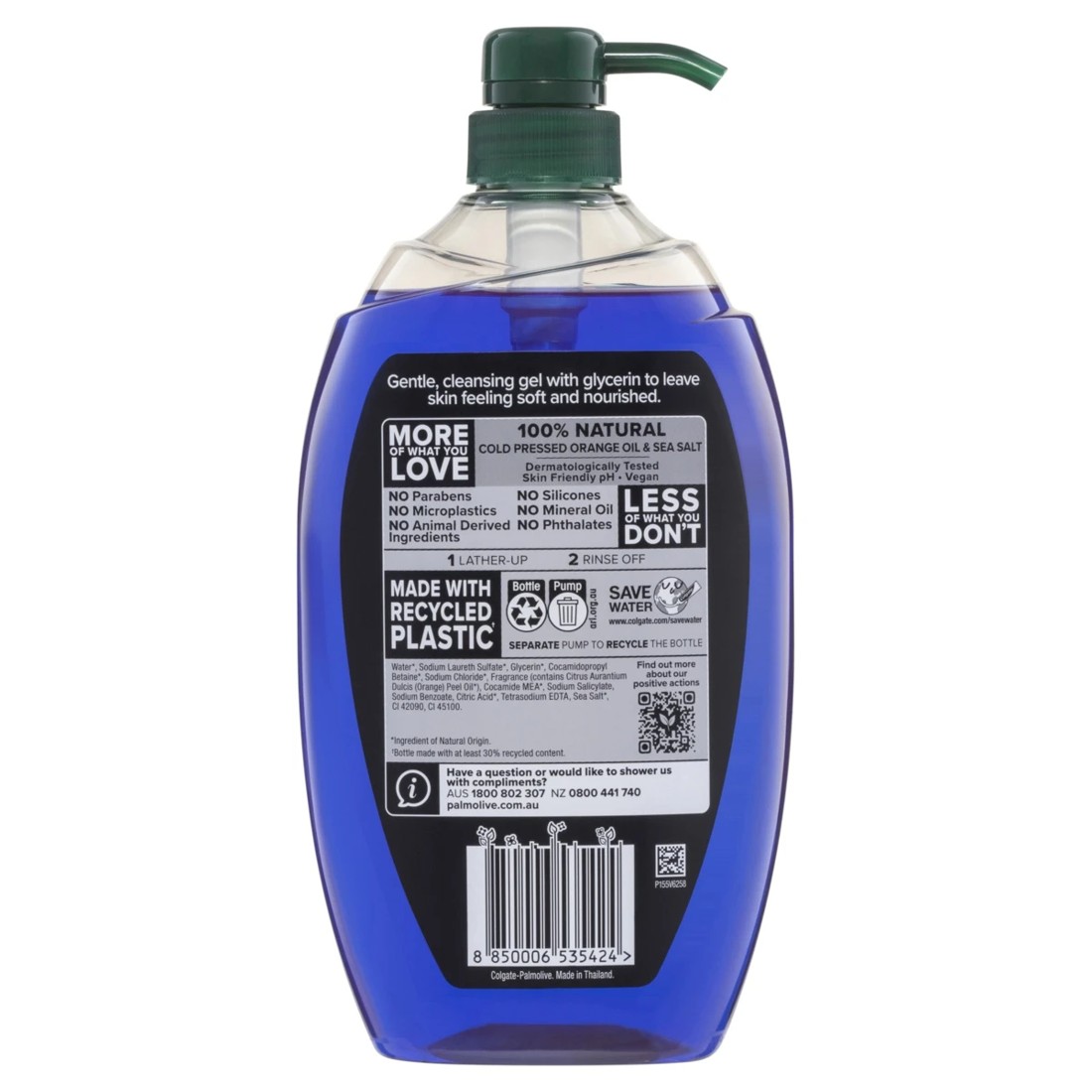 2 Palmolive Men Active Body Wash 1L - Sea Minerals, 2 of 8