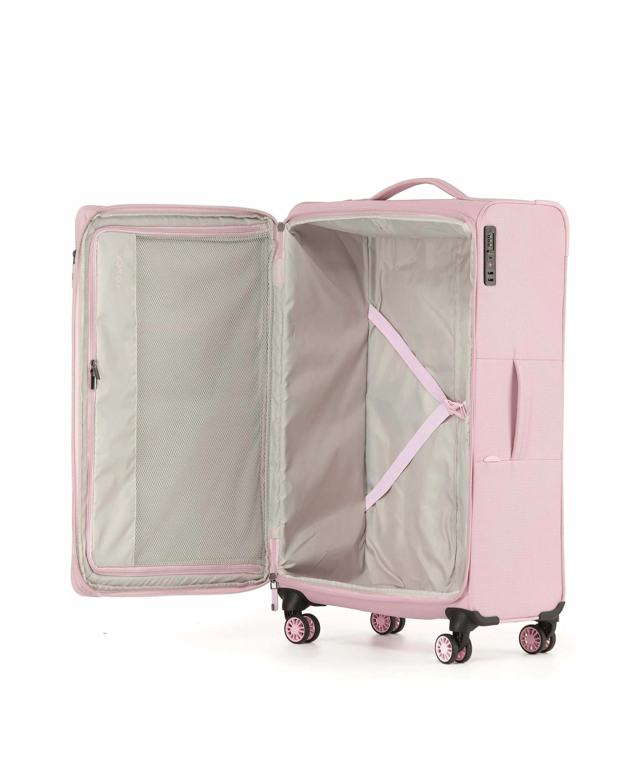 3 Tosca So Lite Large Suitcase 79 cm - Pink, 3 of 4