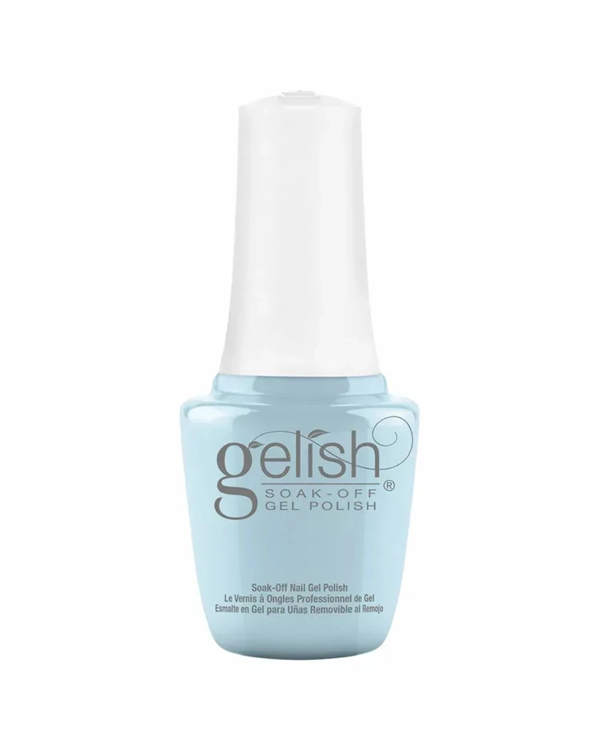 1 Gelish Mini UV LED Soak Off Gel Nail Polish Colour Water Baby 9ml - Blue, 1 of 2