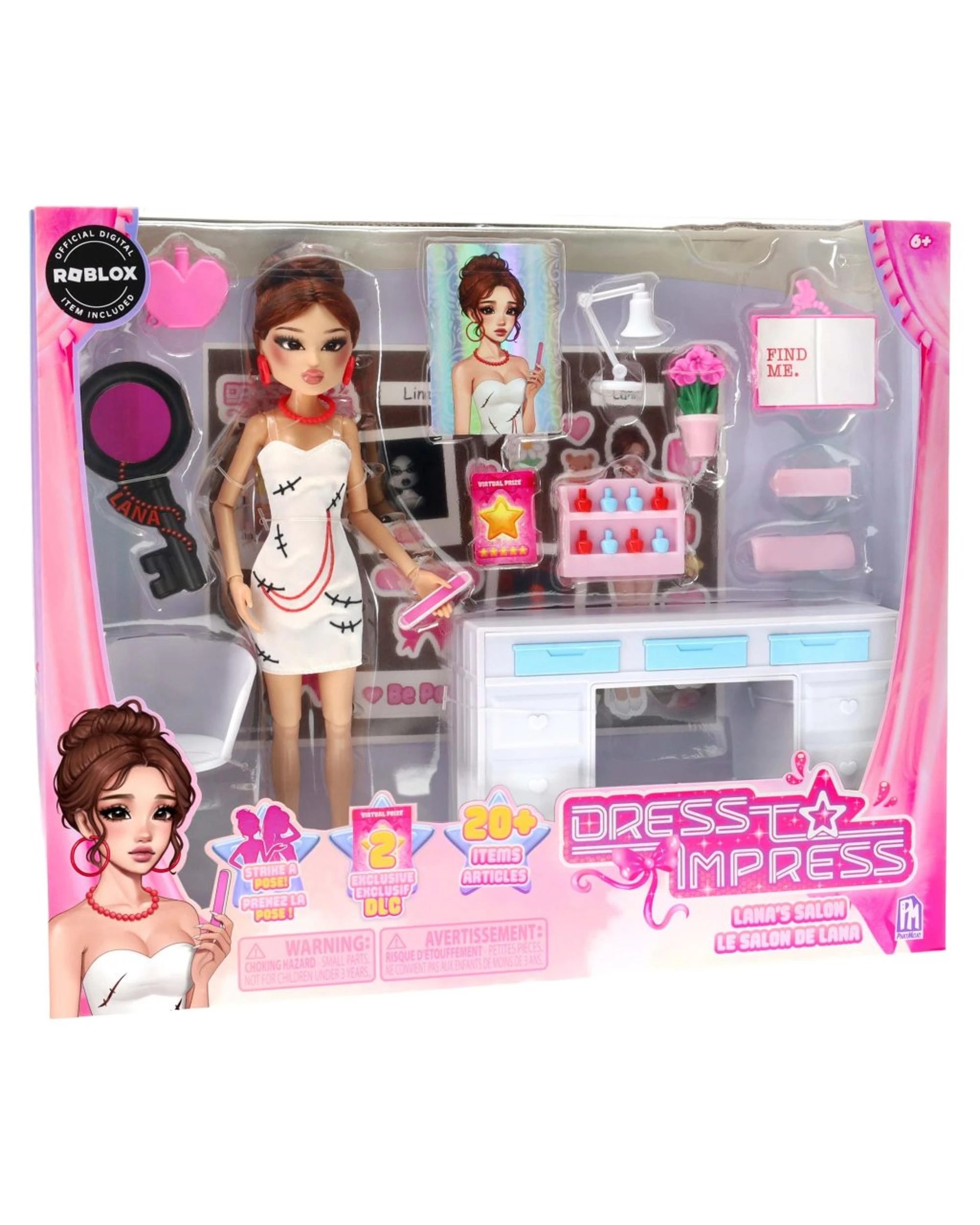 2 Dress to Impress Lana's Salon Deluxe Fashion Doll Set, 2 of 9