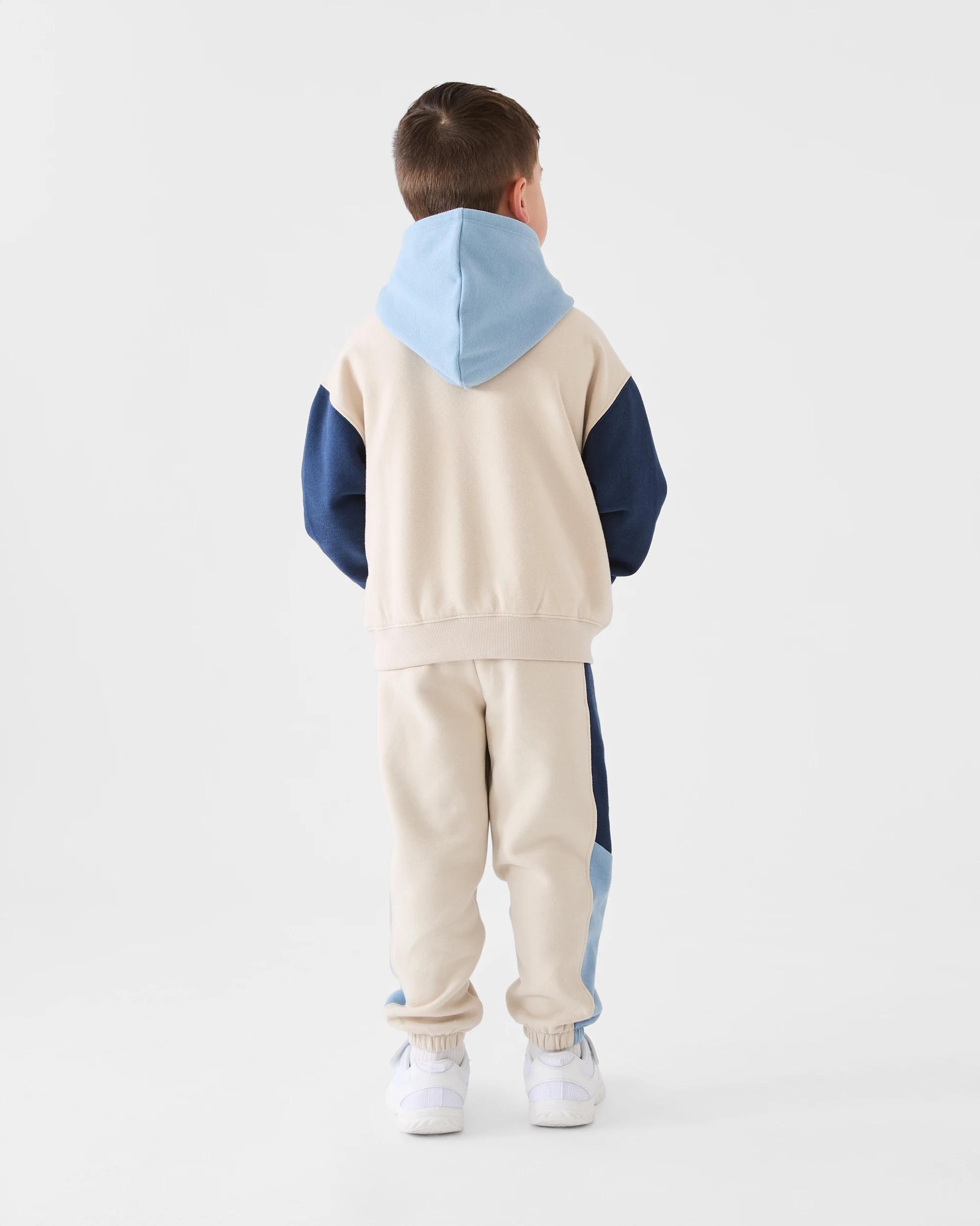 6 Colour Block Hoodie Pmc Chalk, 6 of 6