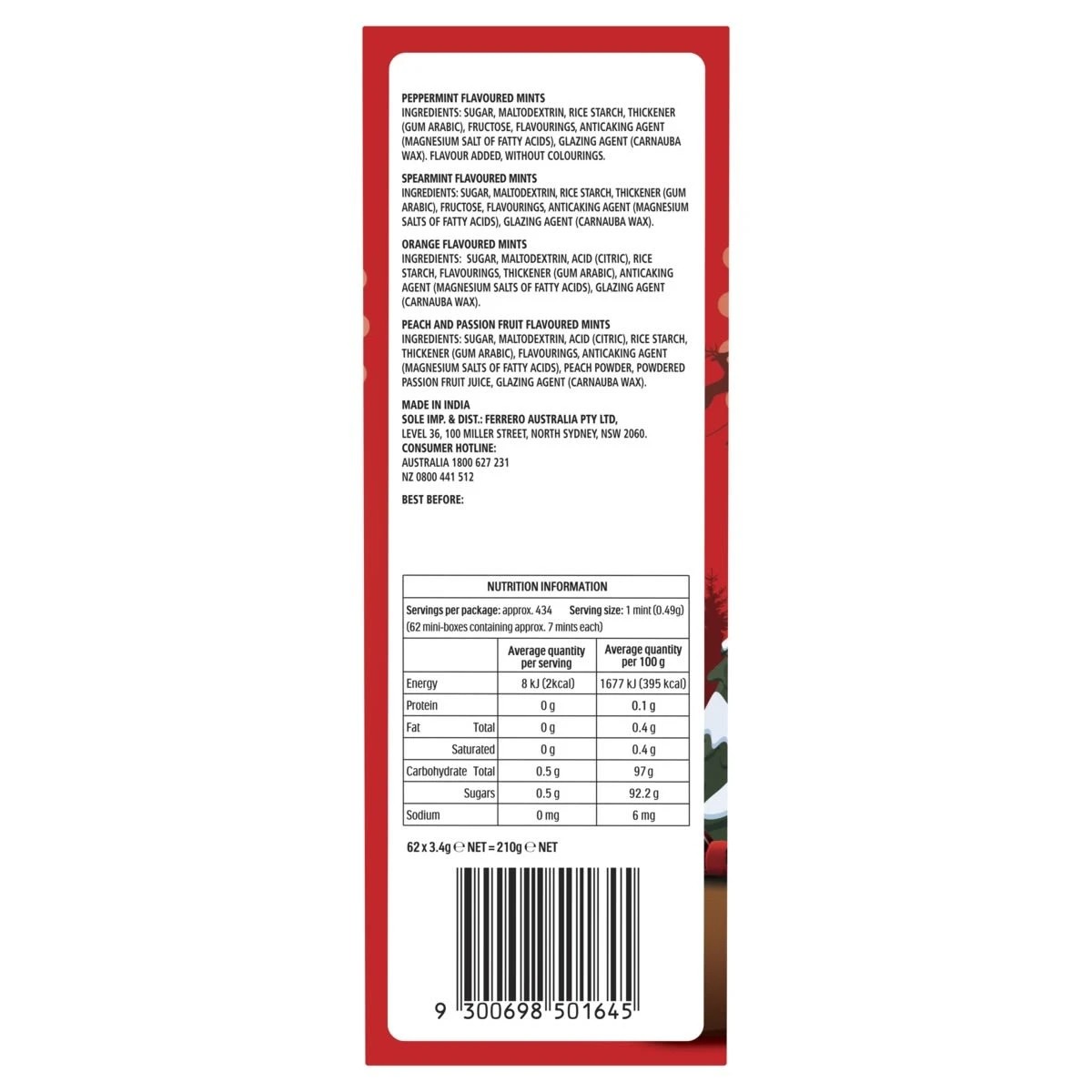 4 Tic Tac Mini Variety Pack 211g, 4 of 5