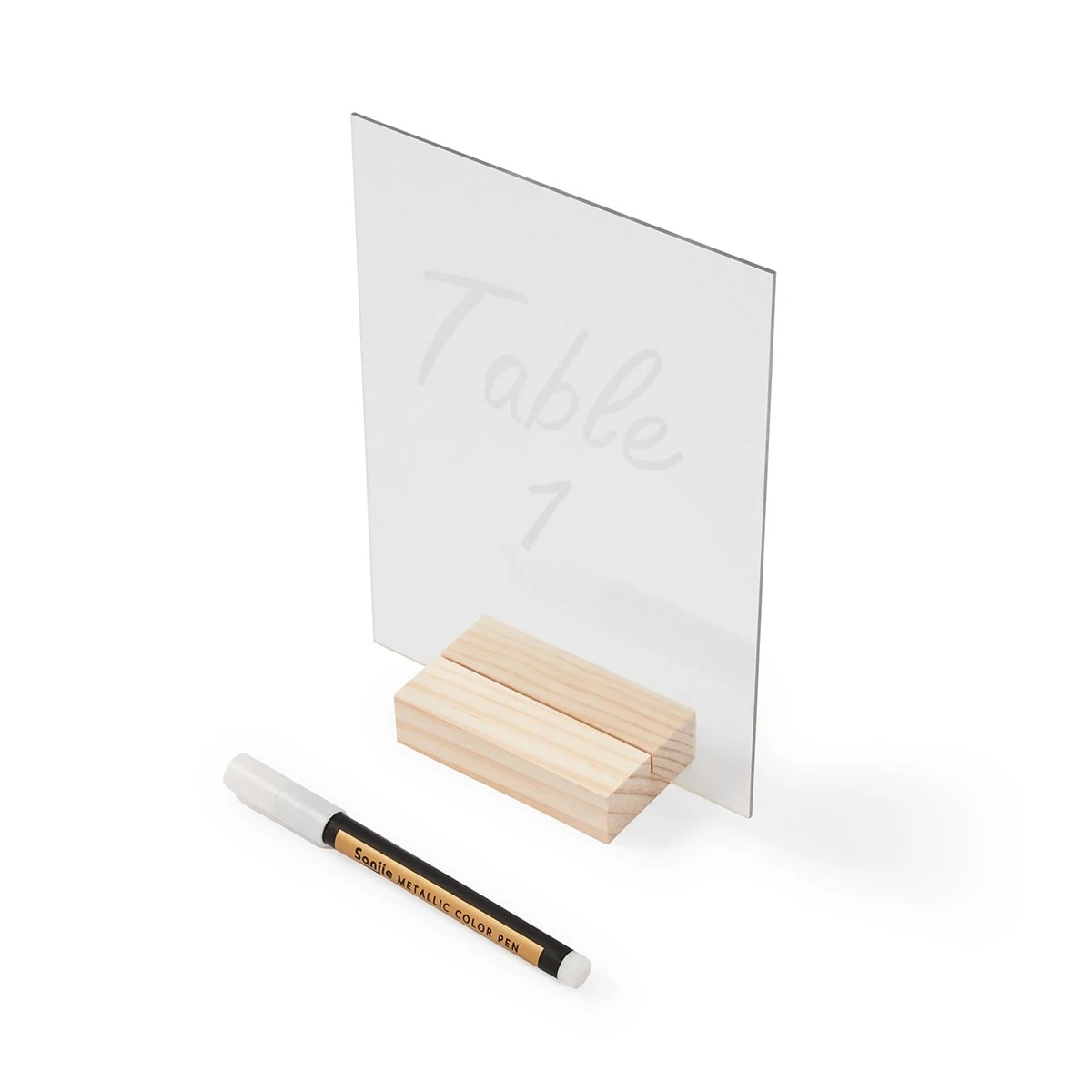 4 Clear Party Signs, 4 of 10