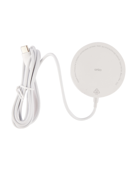 Magnetic Wireless Charging Pad - White