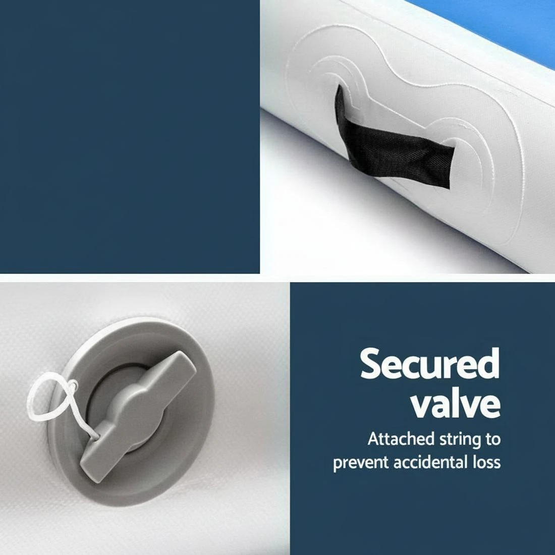 5 Everfit 5M Air Track Gymnastics Tumbling Exercise Cheerleading Mat Inflatable - Blue, 5 of 9