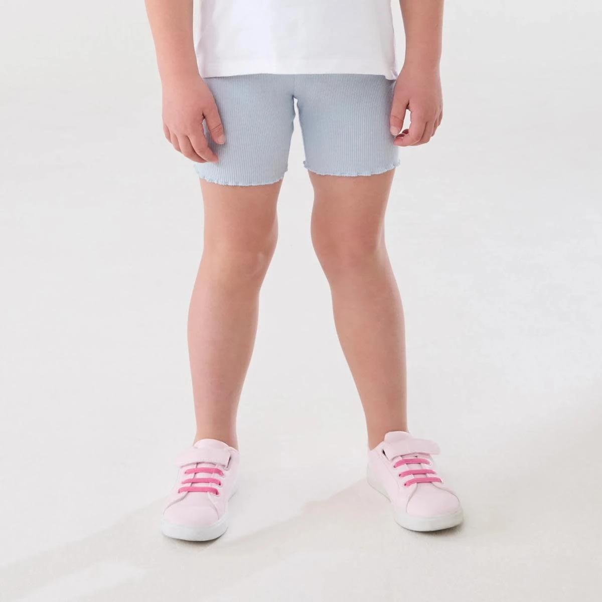 1 Printed Rib Bike Shorts ICE MIST, 1 of 5