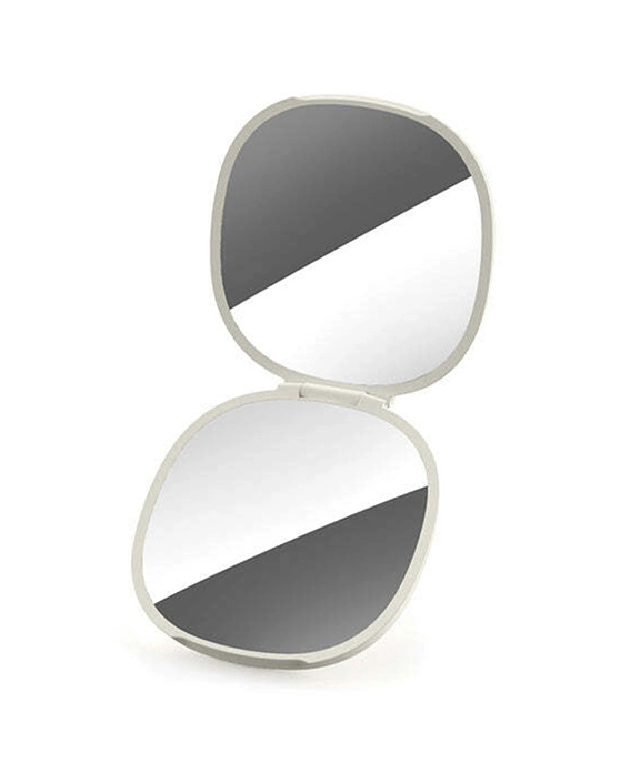 1 Joseph & Joseph Viva 2-in-1 Compact Magnifying Mirror - Shell - Clear, 1 of 5