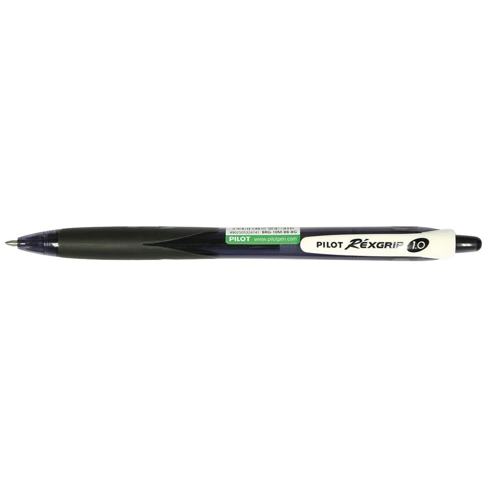 1 PILOT BegreeN Rexgrip Retractable Ballpoint Pen Black, 1 of 1