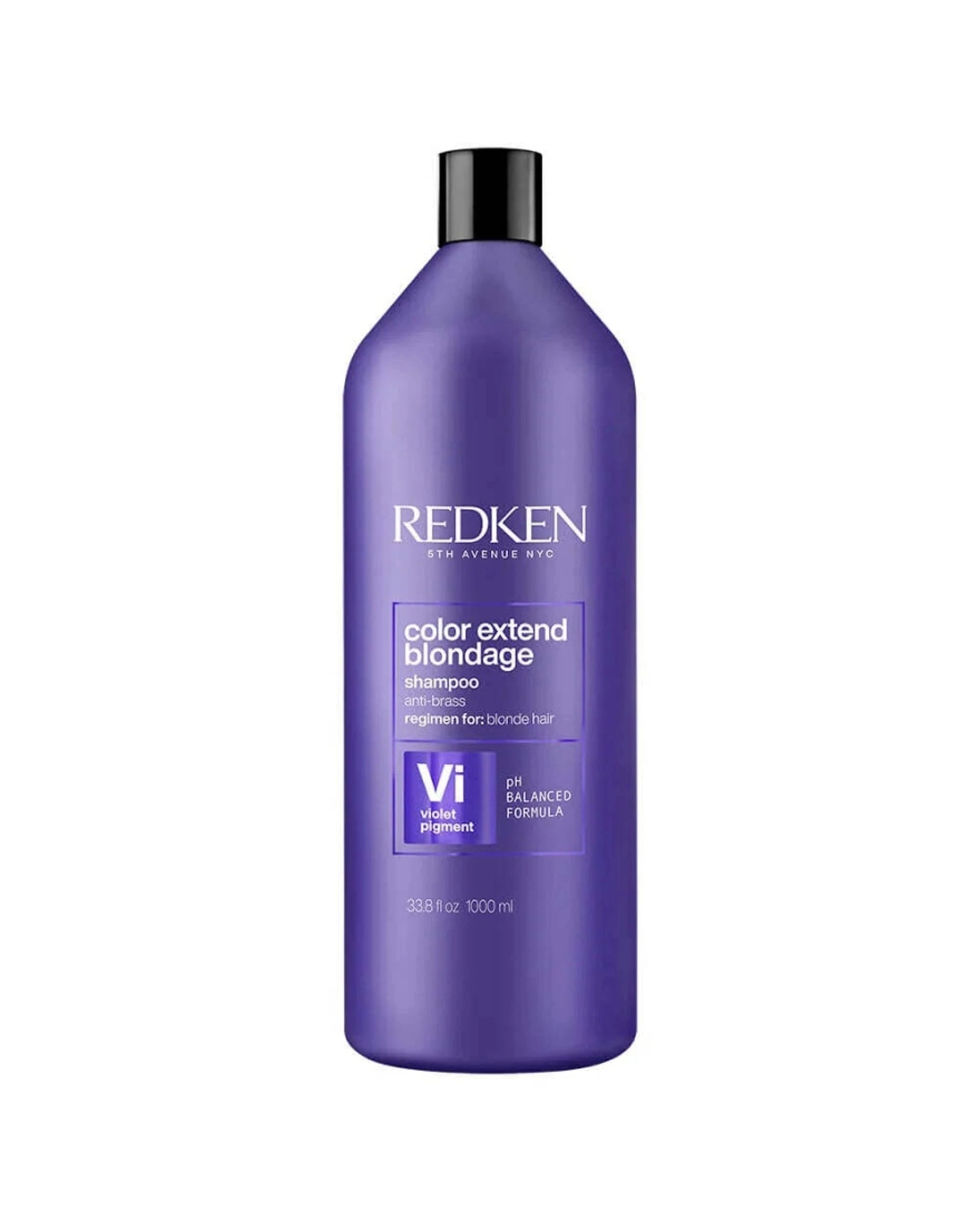 1 Redken Prescriptive Haircare Colour Extend Blondage Shampoo Anti Brass 1000ml - Purple, 1 of 1