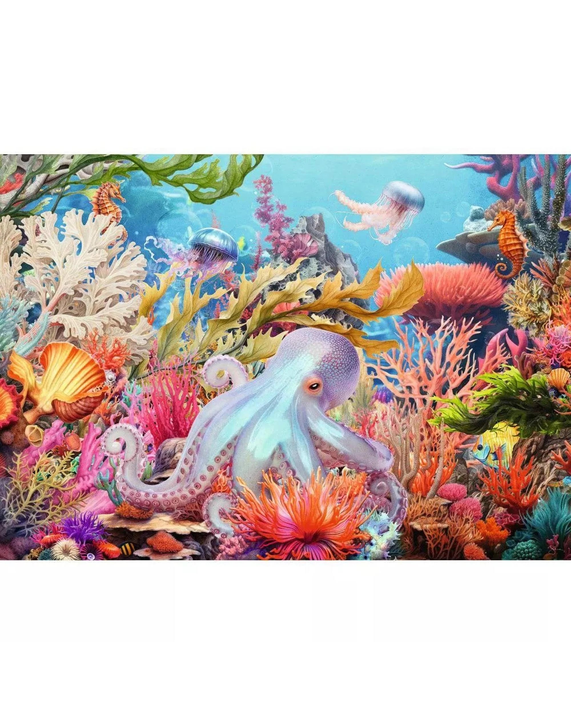 2 Ravensburger Reef Life 500 Large Piece Jigsaw Puzzle, 2 of 3