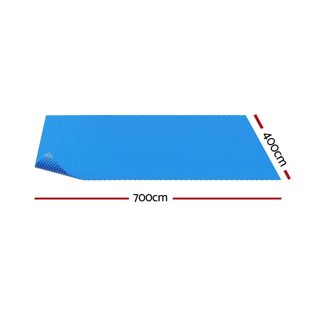 2 Aquabuddy Pool Cover 600 Micron 7x4m Swimming Pool Solar Blanket - Blue, 2 of 6