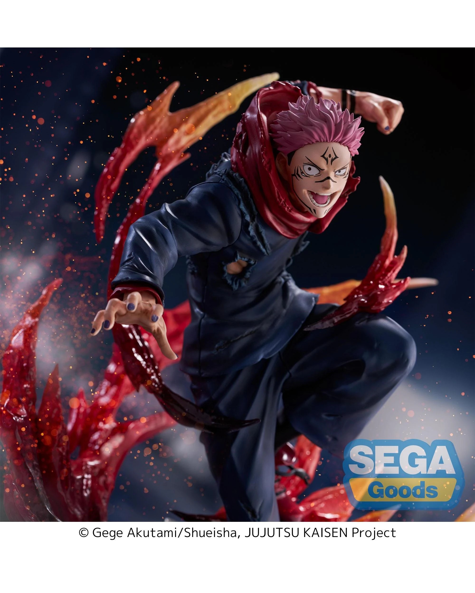 7 SEGA FiGURiZMa Jujutsu Kaisen Sukuna Figure, 7 of 8