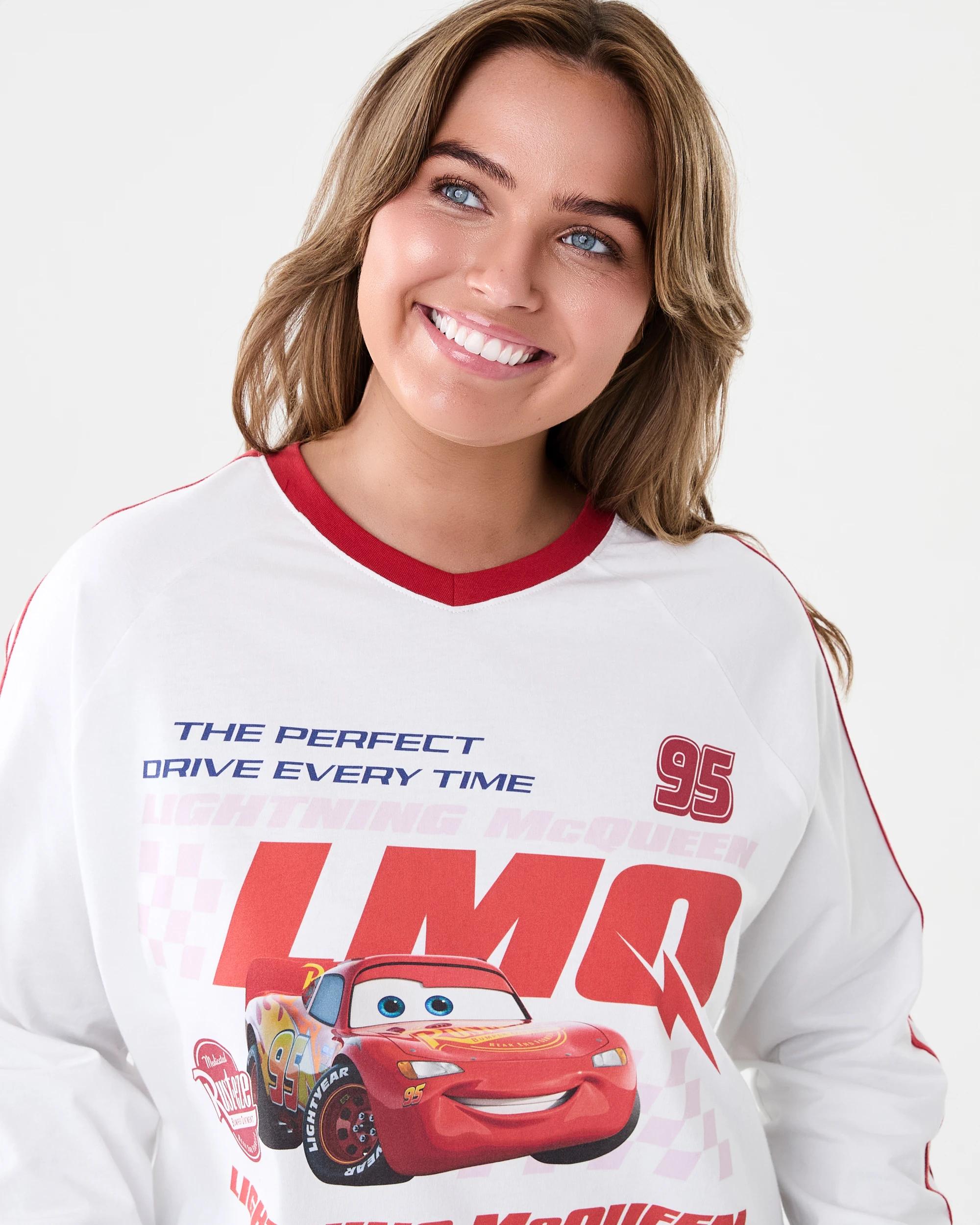 4 Cars License Long Sleeve Oversized T-shirt Carsls, 4 of 7