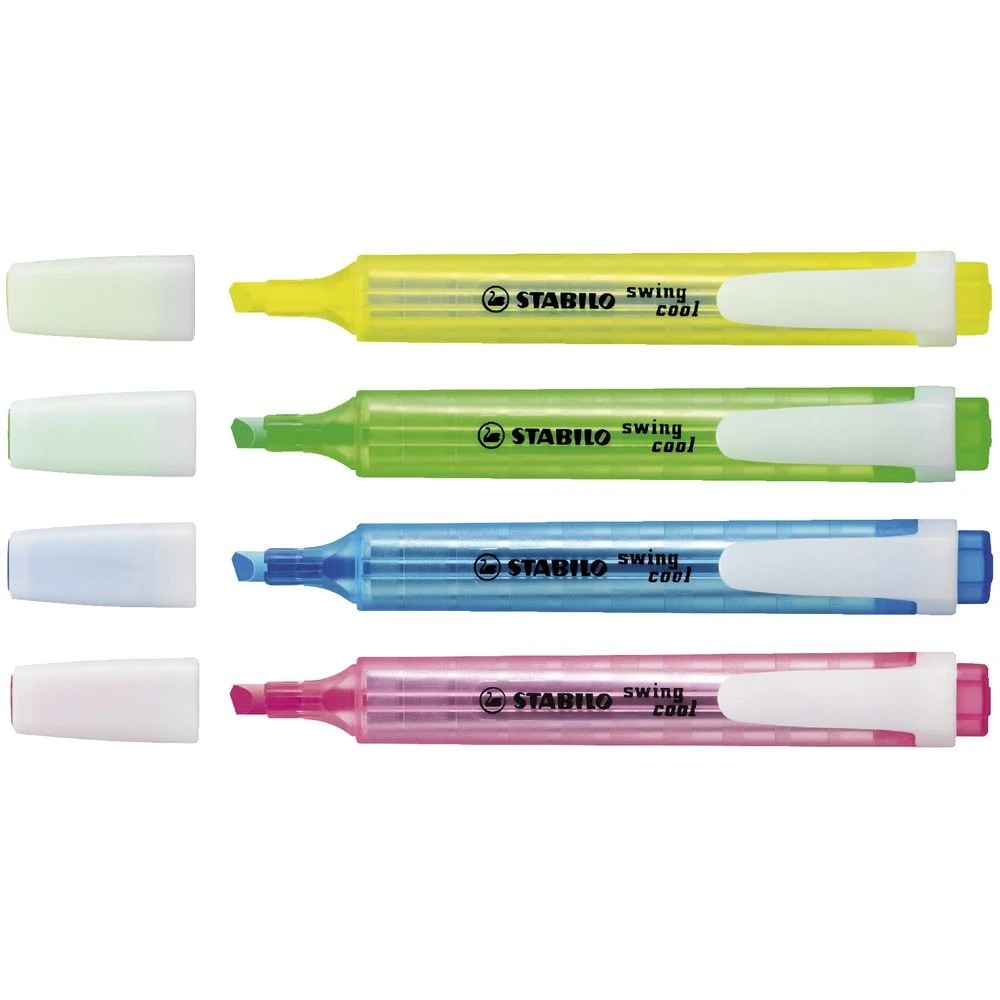 2 Stabilo Swing Cool Highlighters Assorted 4 Pack, 2 of 3