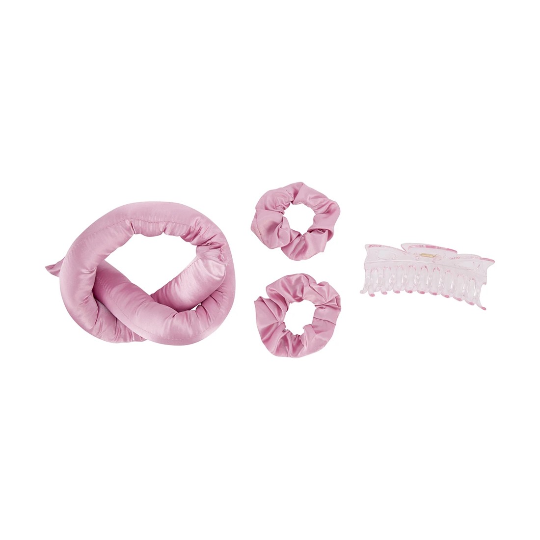 3 OXX Haircare 4 Piece Heatless Hair Curler Set - Pink, 3 of 8