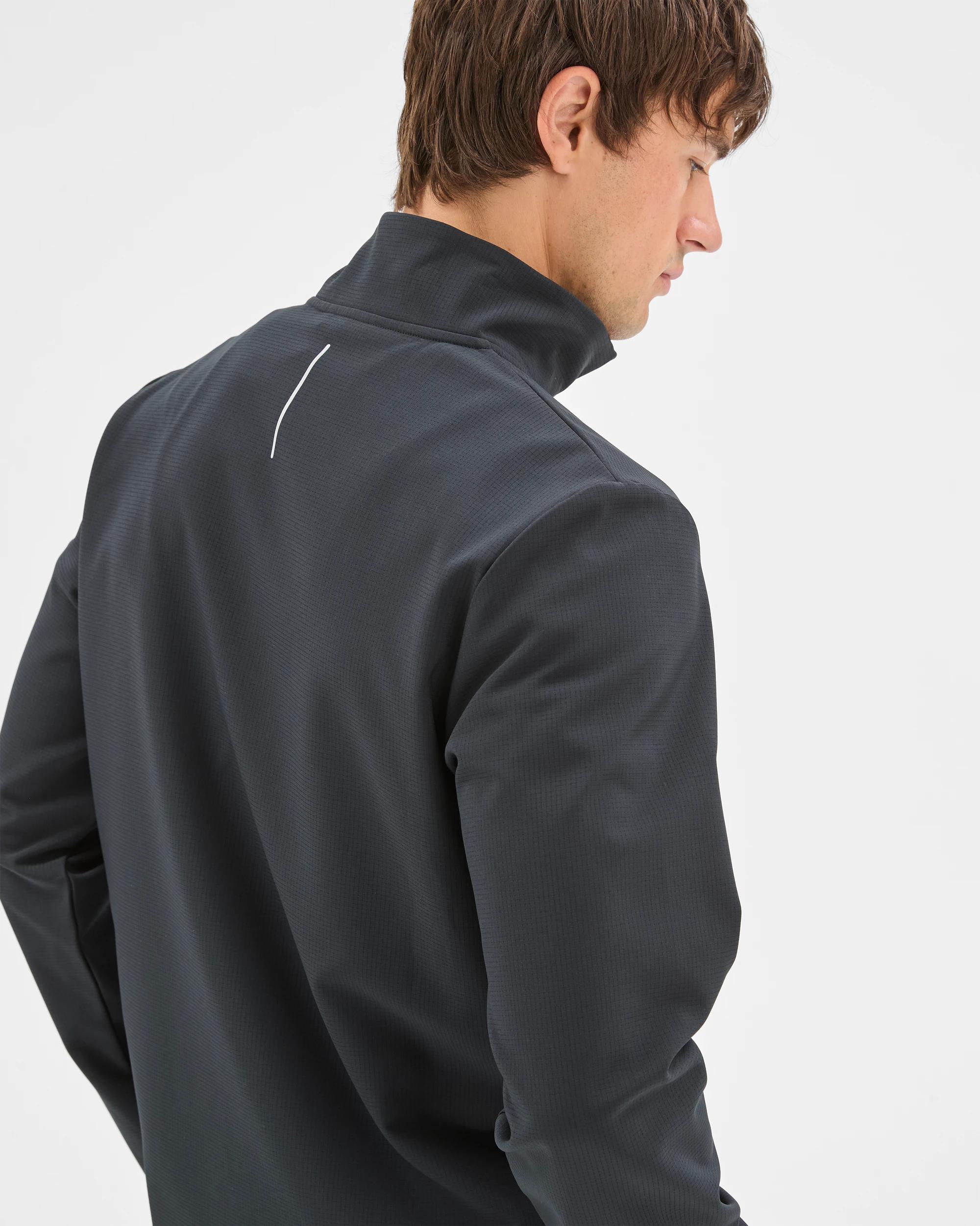 7 Target Active Active Bonded Quarter Zip Jumper BLACK, 7 of 7