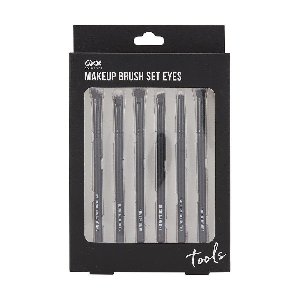 1 OXX Cosmetics Eyes Makeup Brush Set - Black, 1 of 6