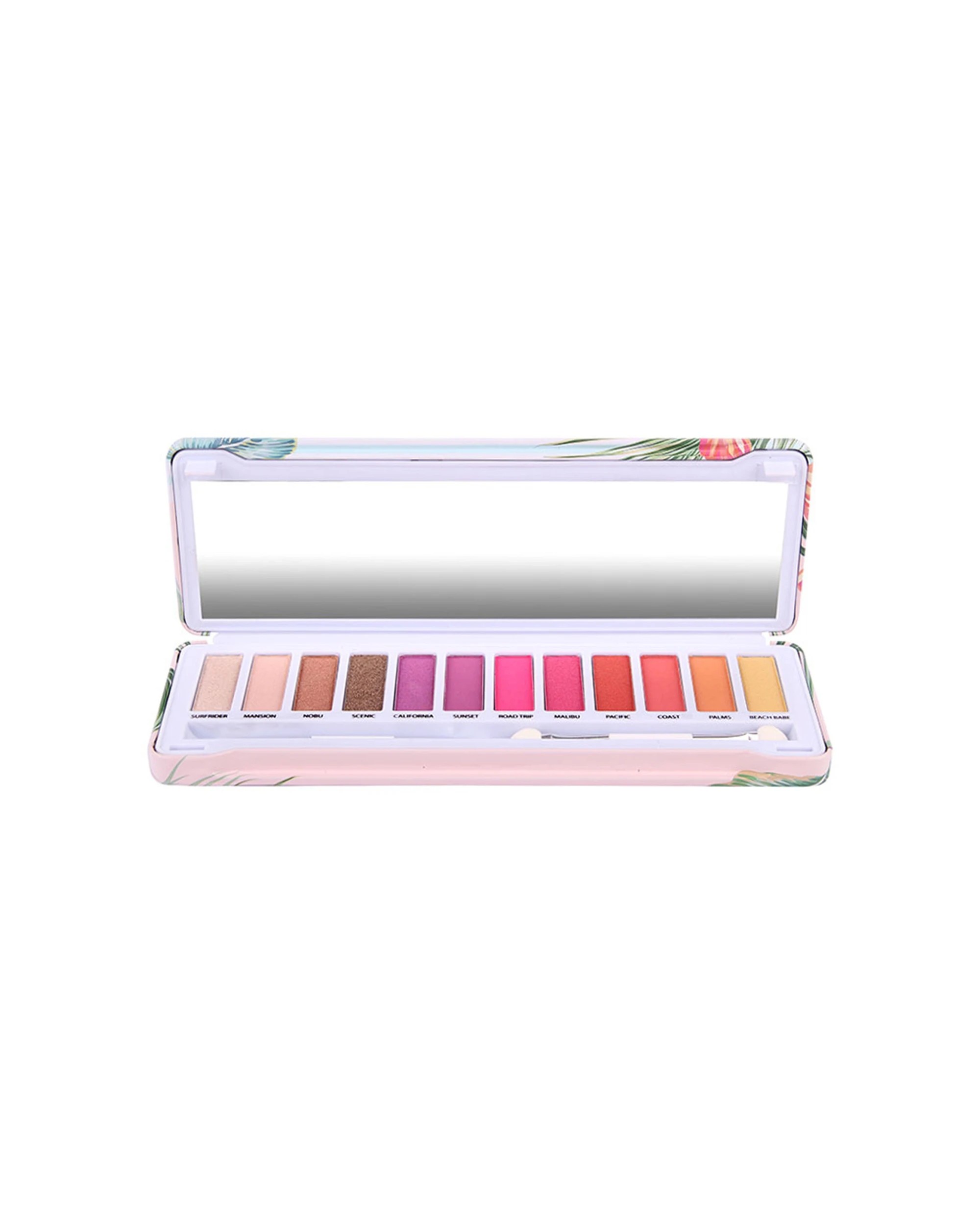 3 BYS Malibu Eyeshadow Palette Warm Neutrals Summer Brights Silky-Smooth Makeup - Multi, 3 of 5