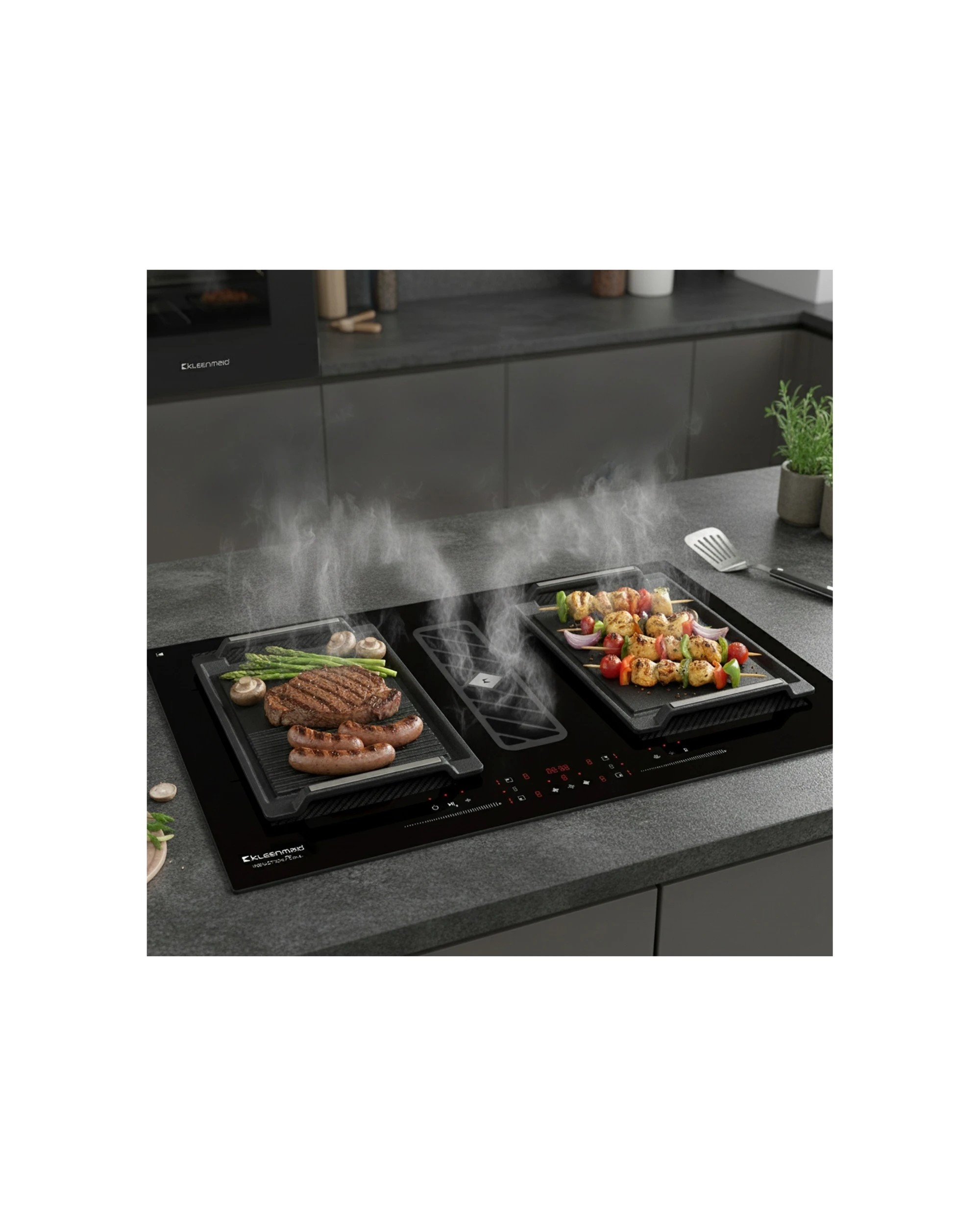 3 Kleenmaid Recirculation Mode Installation Kit Integrated Exhaust Cooktop Vent, 3 of 7