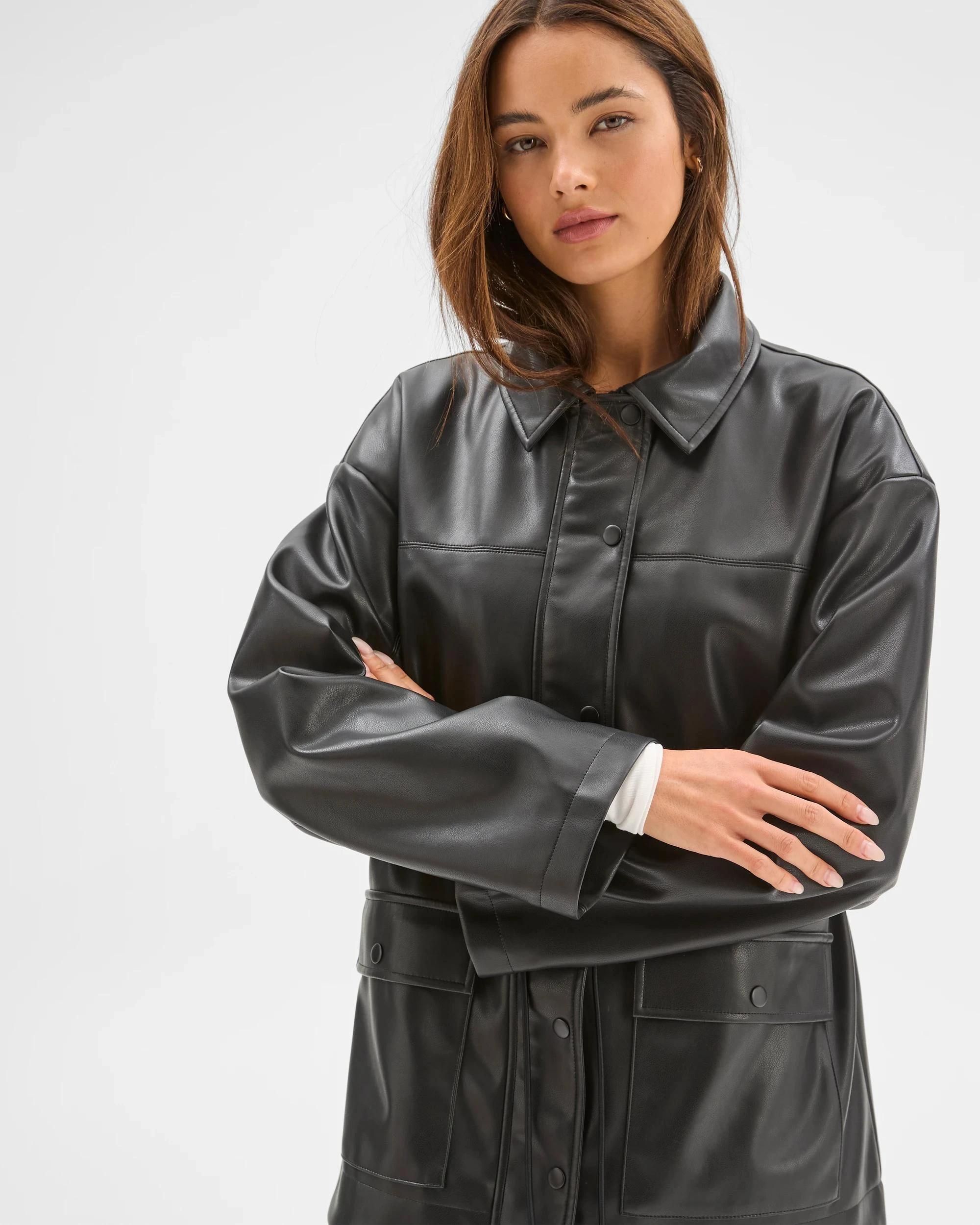 4 Lily Loves Cinched Jacket BLACK, 4 of 6