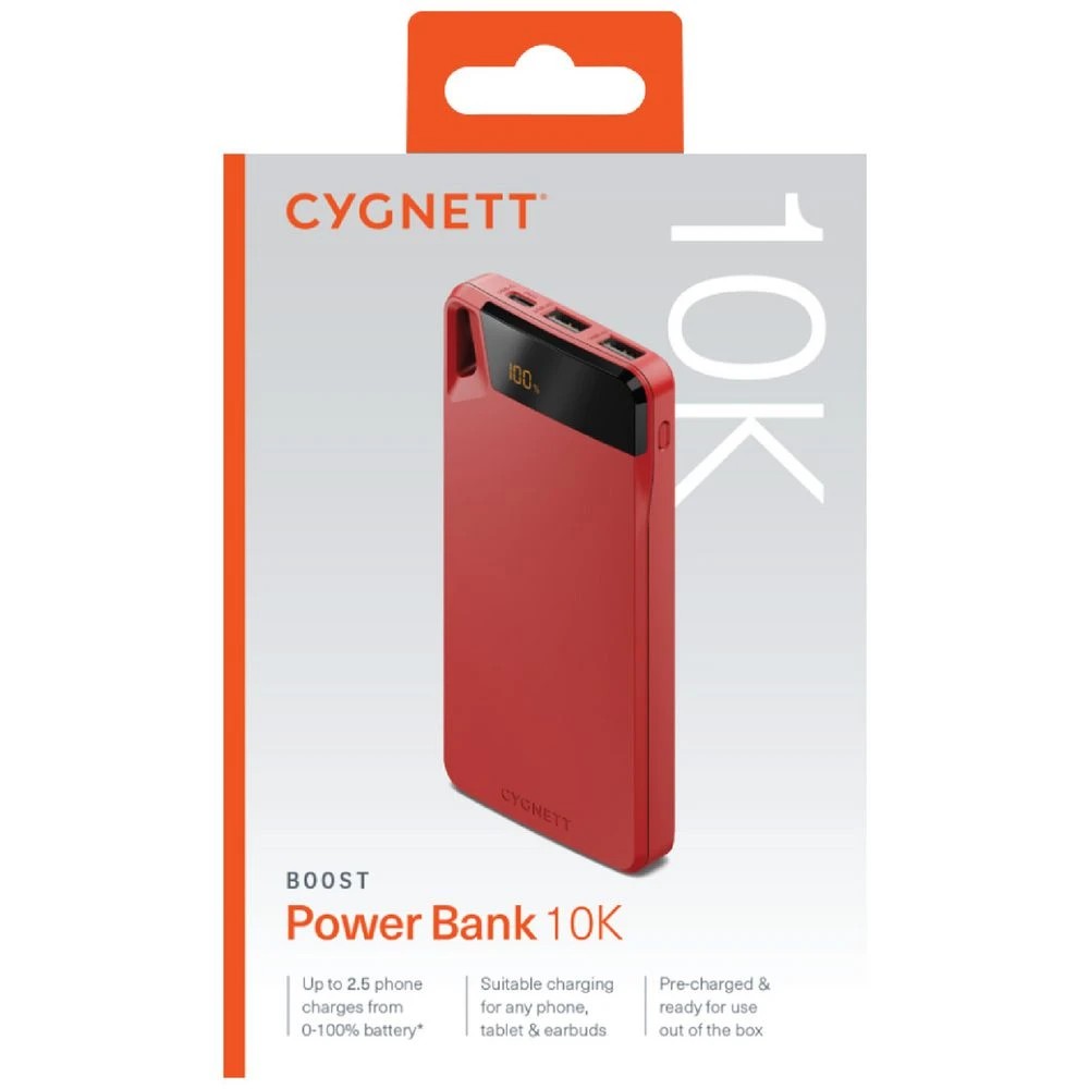 3 Cygnett Boost 10K Gen4 Powerbank Red, 3 of 3