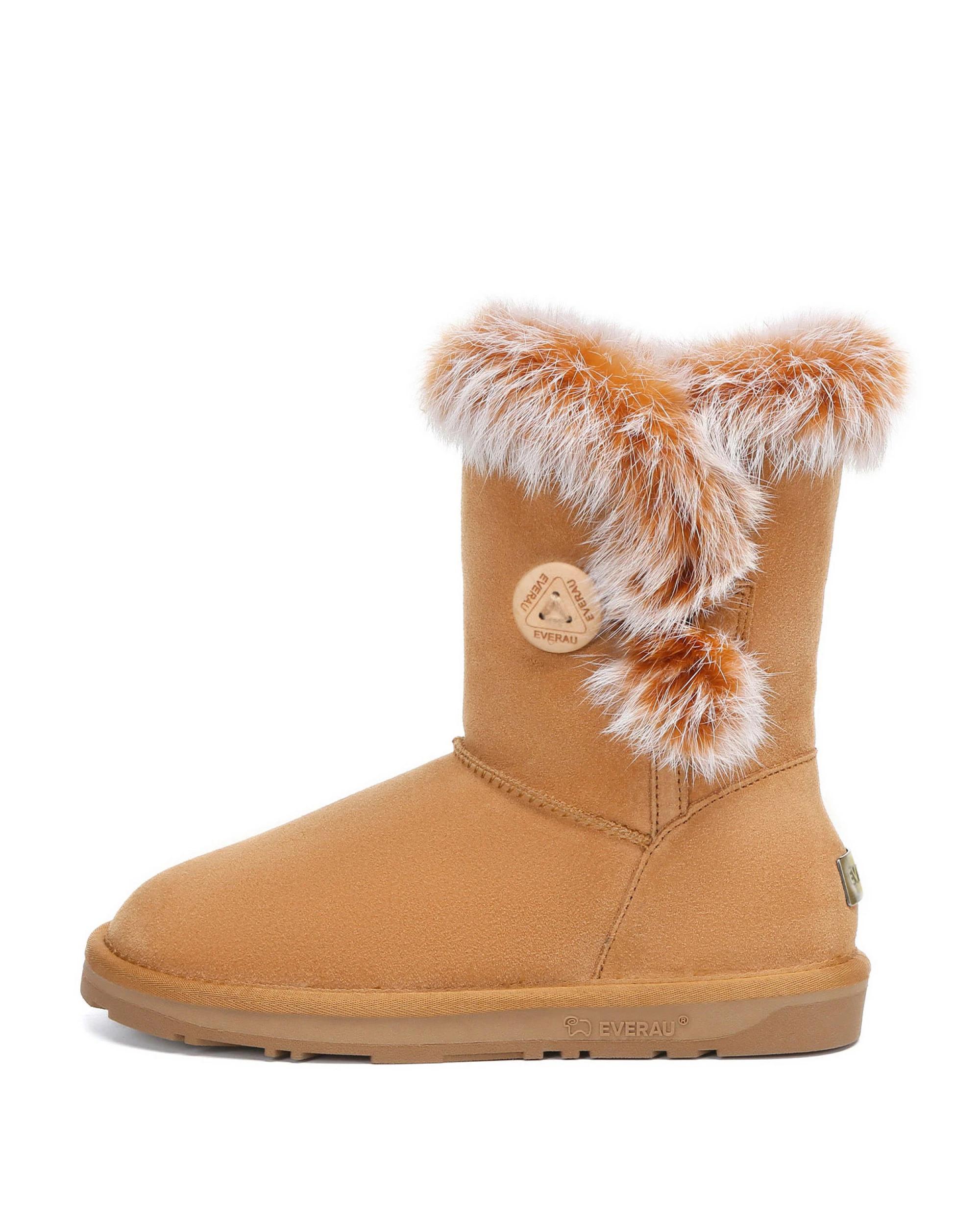 4 Everau Womens Donna Boots CHESTNUT, 4 of 5