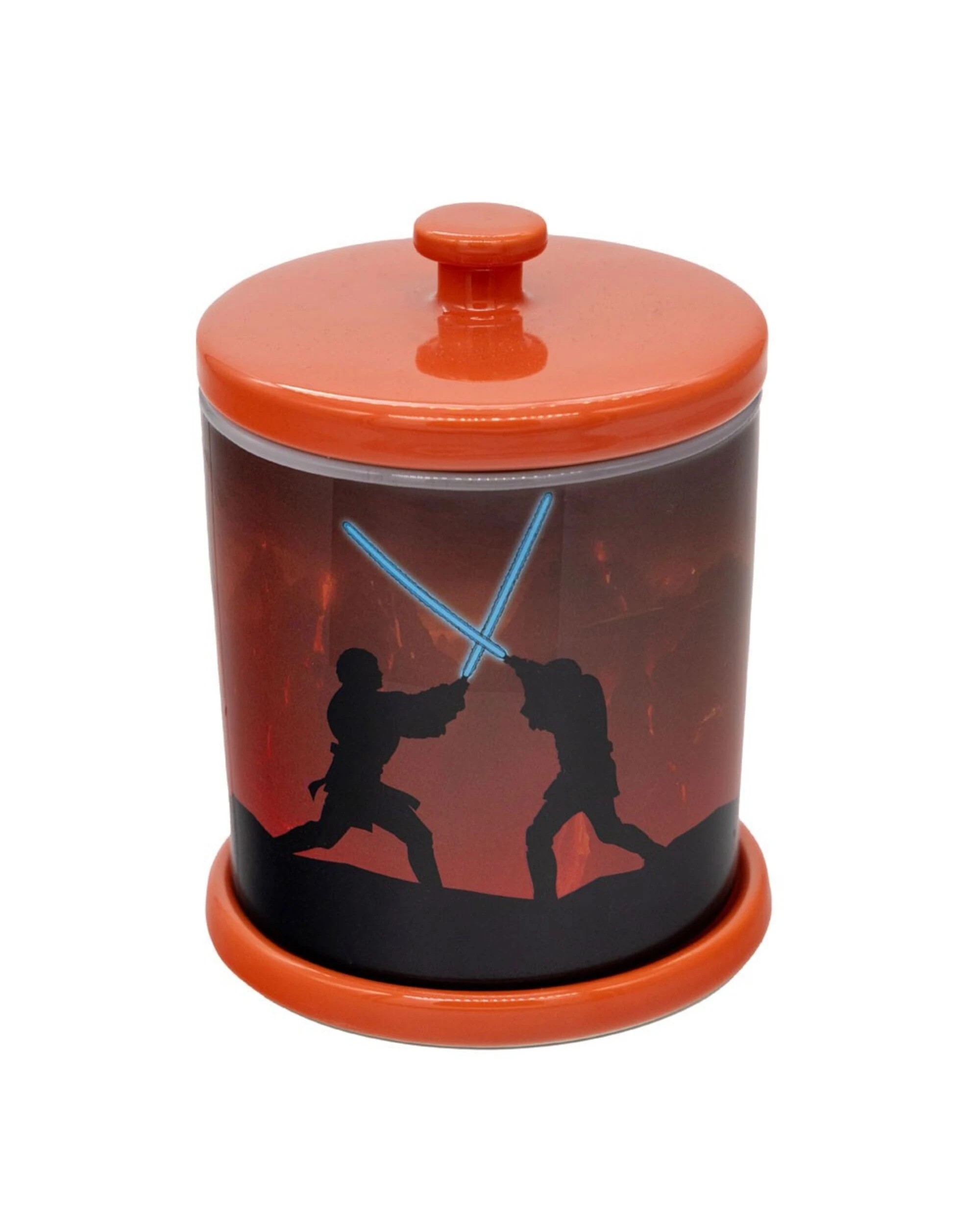 2 Star Wars - Duel on Mustafar Candle with Trinket Tray - Red, 2 of 4