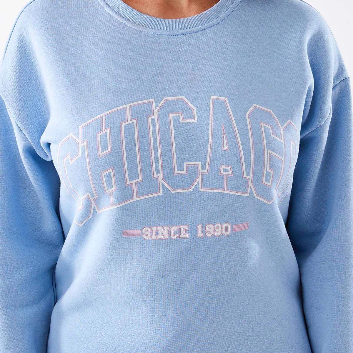 6 Long Sleeve Print Sweatshirt Chicago, 6 of 7
