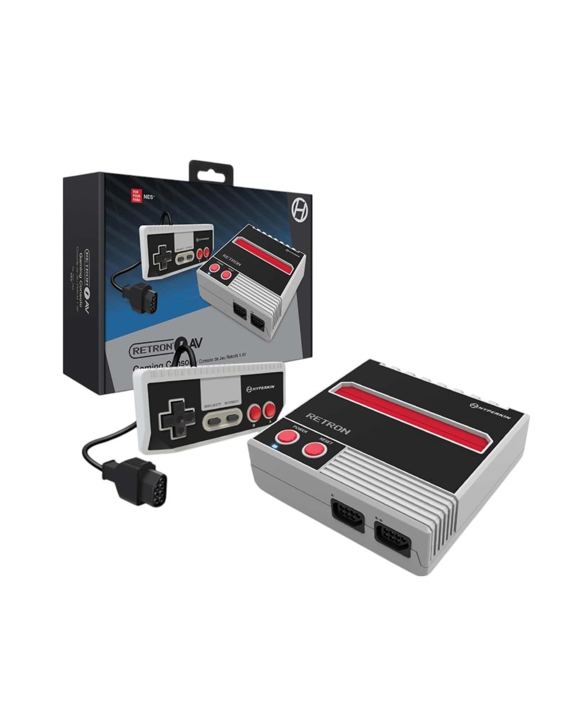 1 Hyperkin Retron 1 AV Gaming Console - Grey, 1 of 6